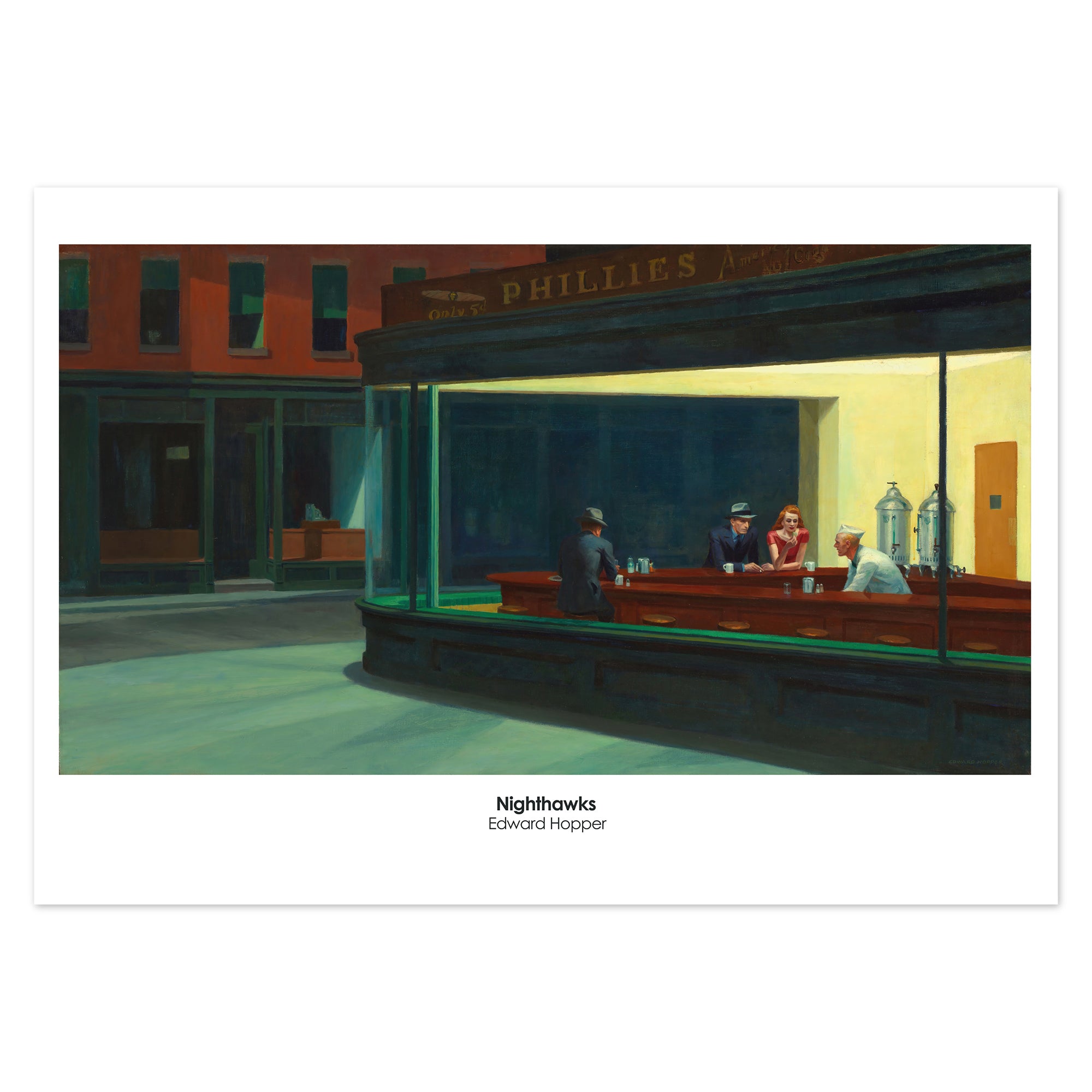 Edward Hopper Poster - Nighthawks