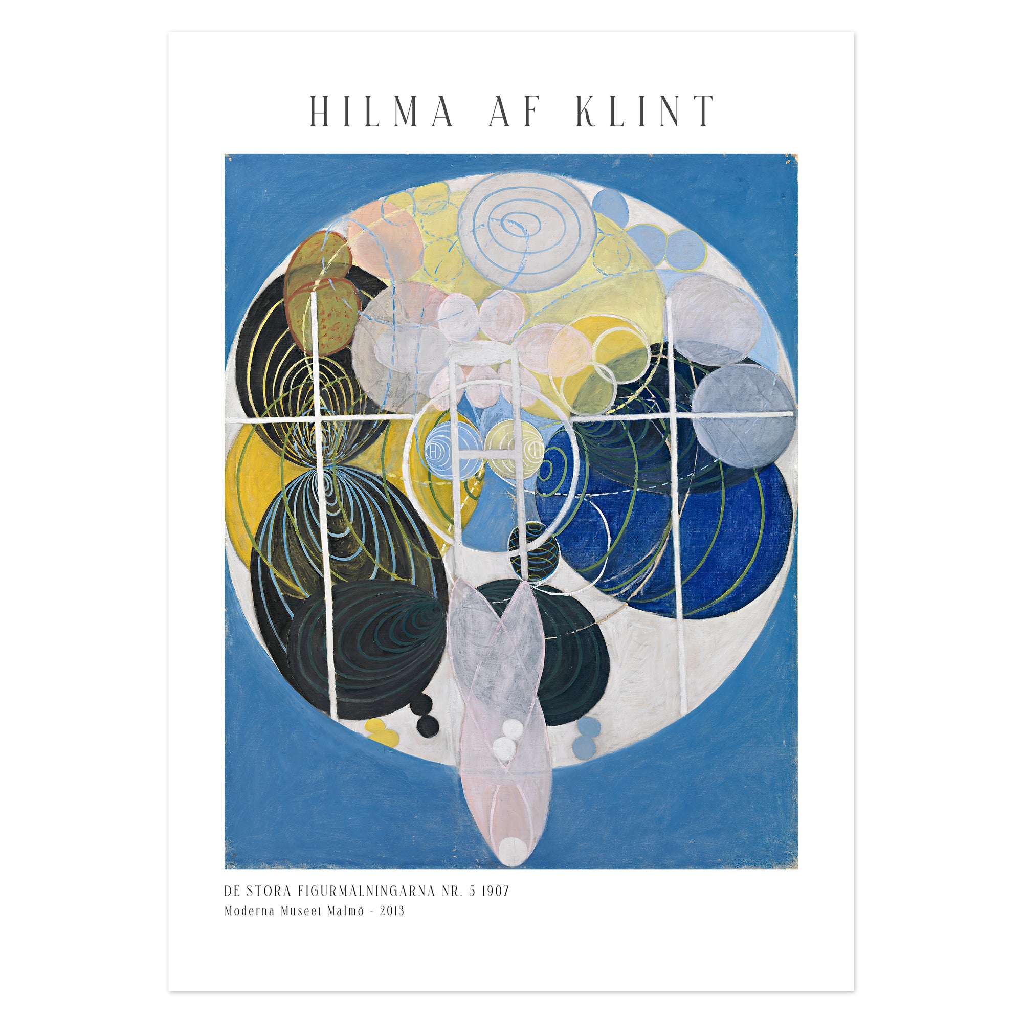 Hilma af Klint Poster - De stora figurmålningarna nr. 5