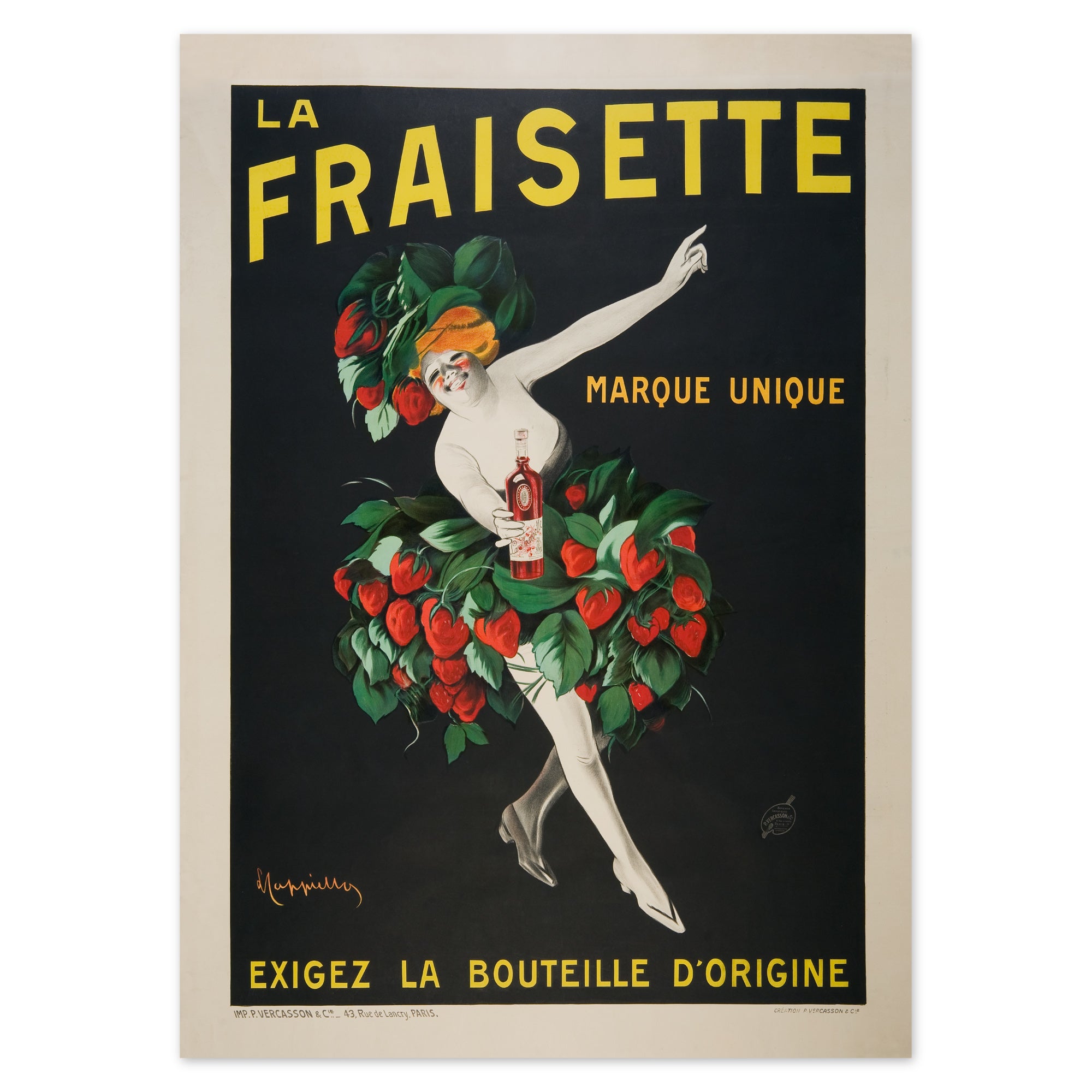 La Fraisette Poster by Leonetto Cappiello