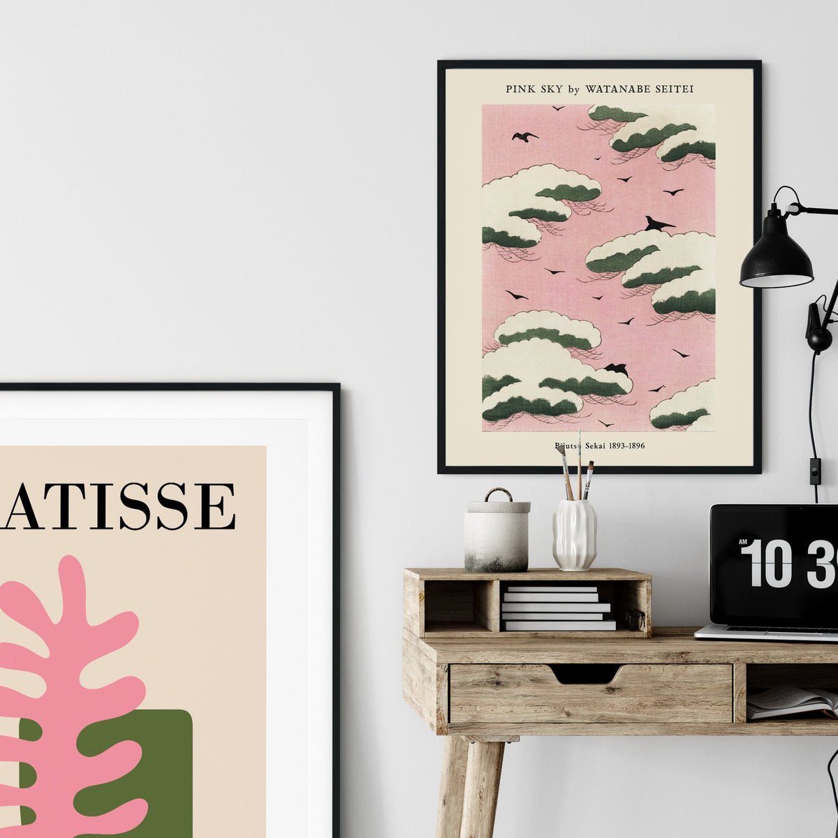 Watanabe Seitei Poster - Pink Sky – Visetto Posters
