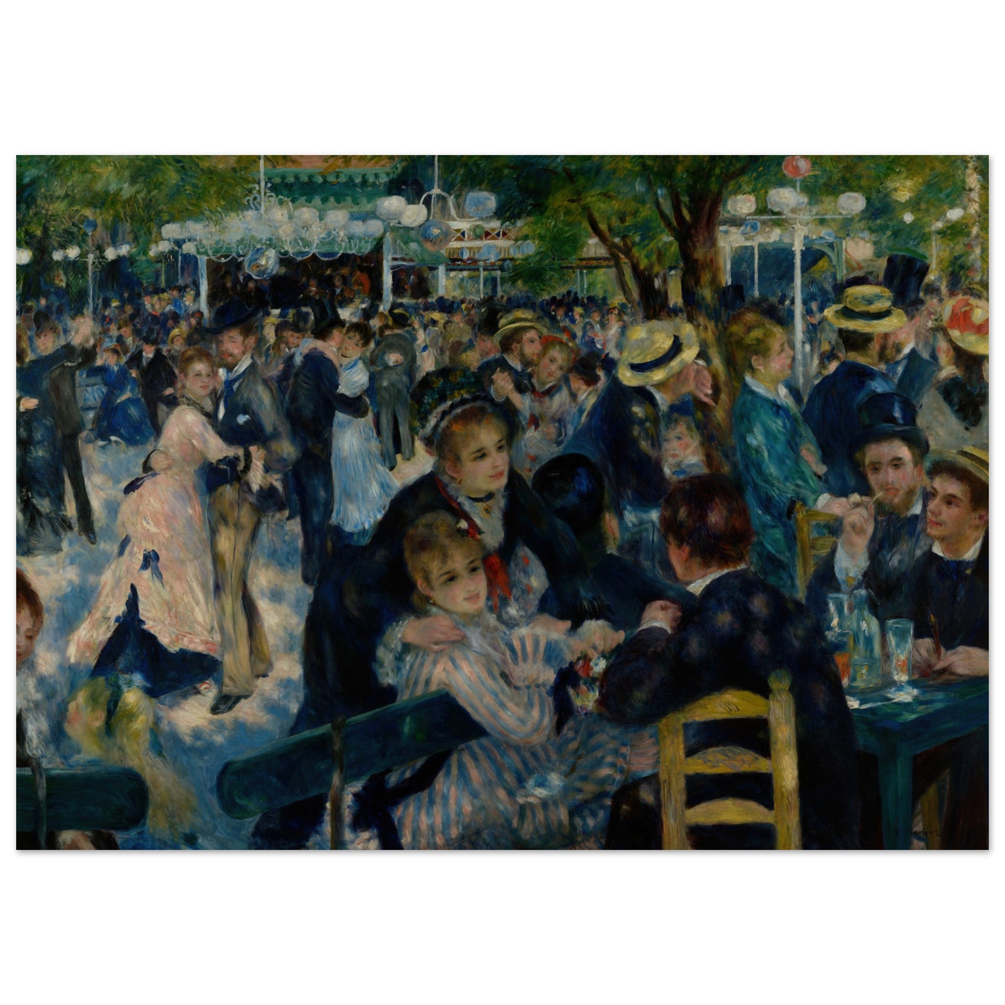 Auguste Renoir Poster - Dance At Le Moulin De La Galette