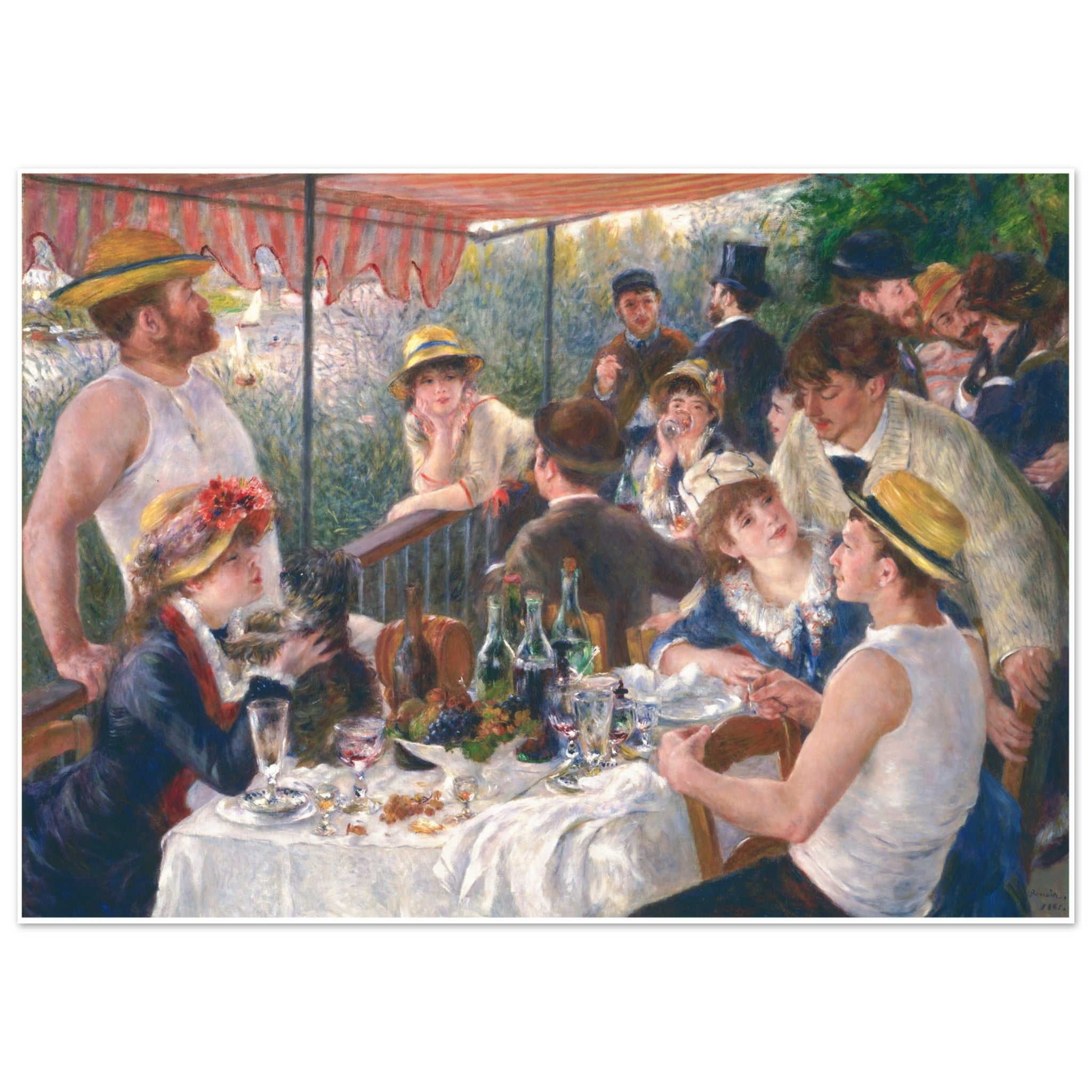 Auguste Renoir Poster - Luncheon Of The Boating Party