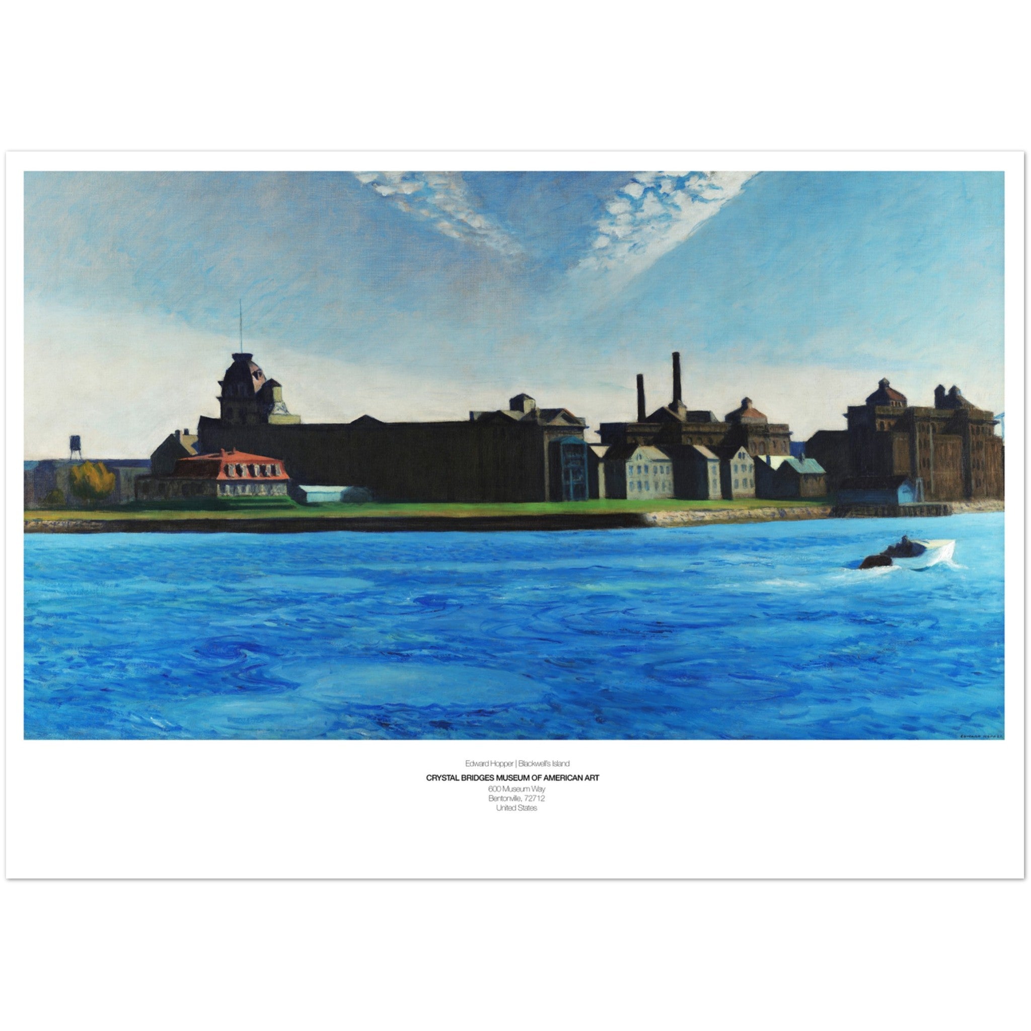 Edward Hopper Poster - Blackwells Island