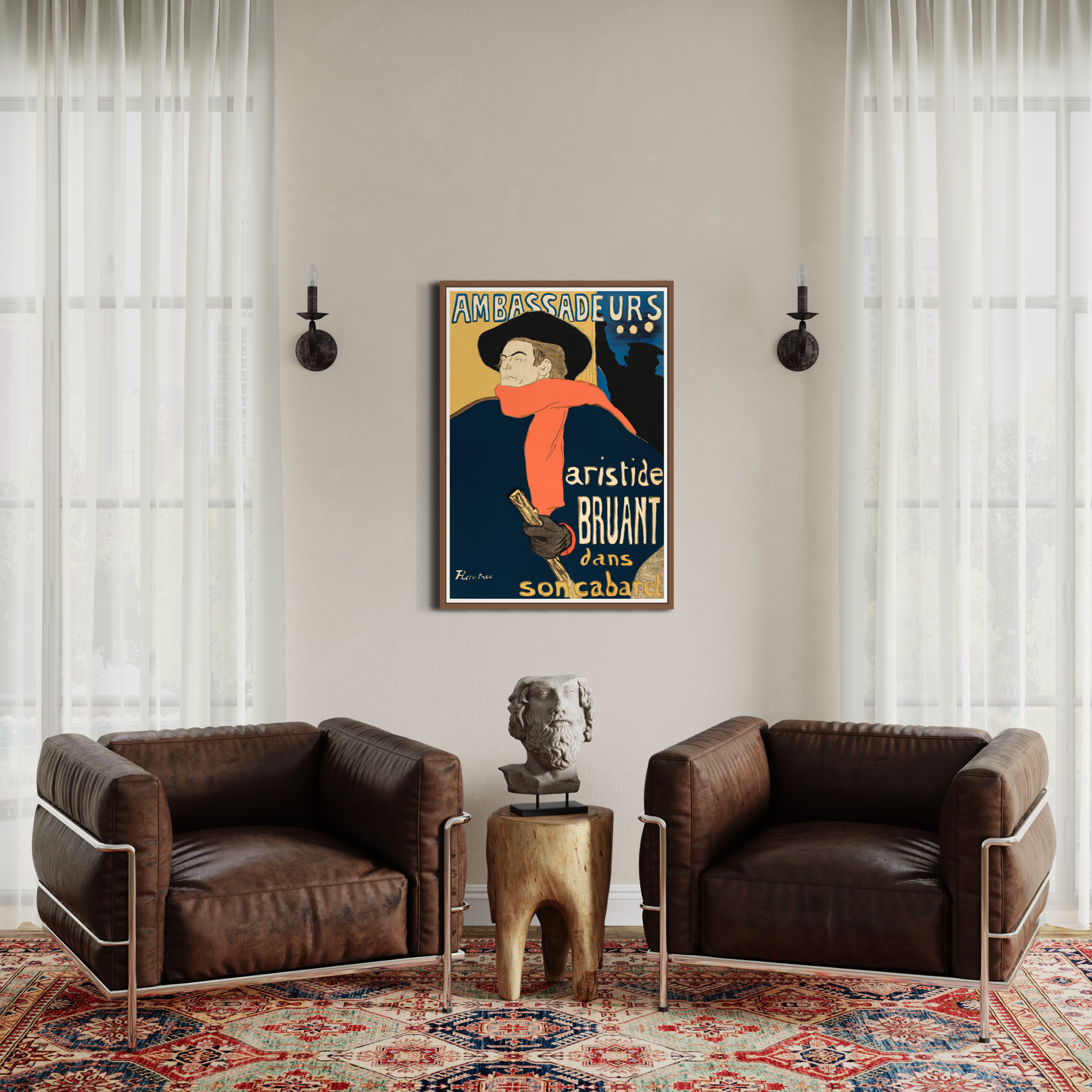 Henri de Toulouse-Lautrec Poster - Ambassadeurs Aristide Bruant Dans Son Cabaret