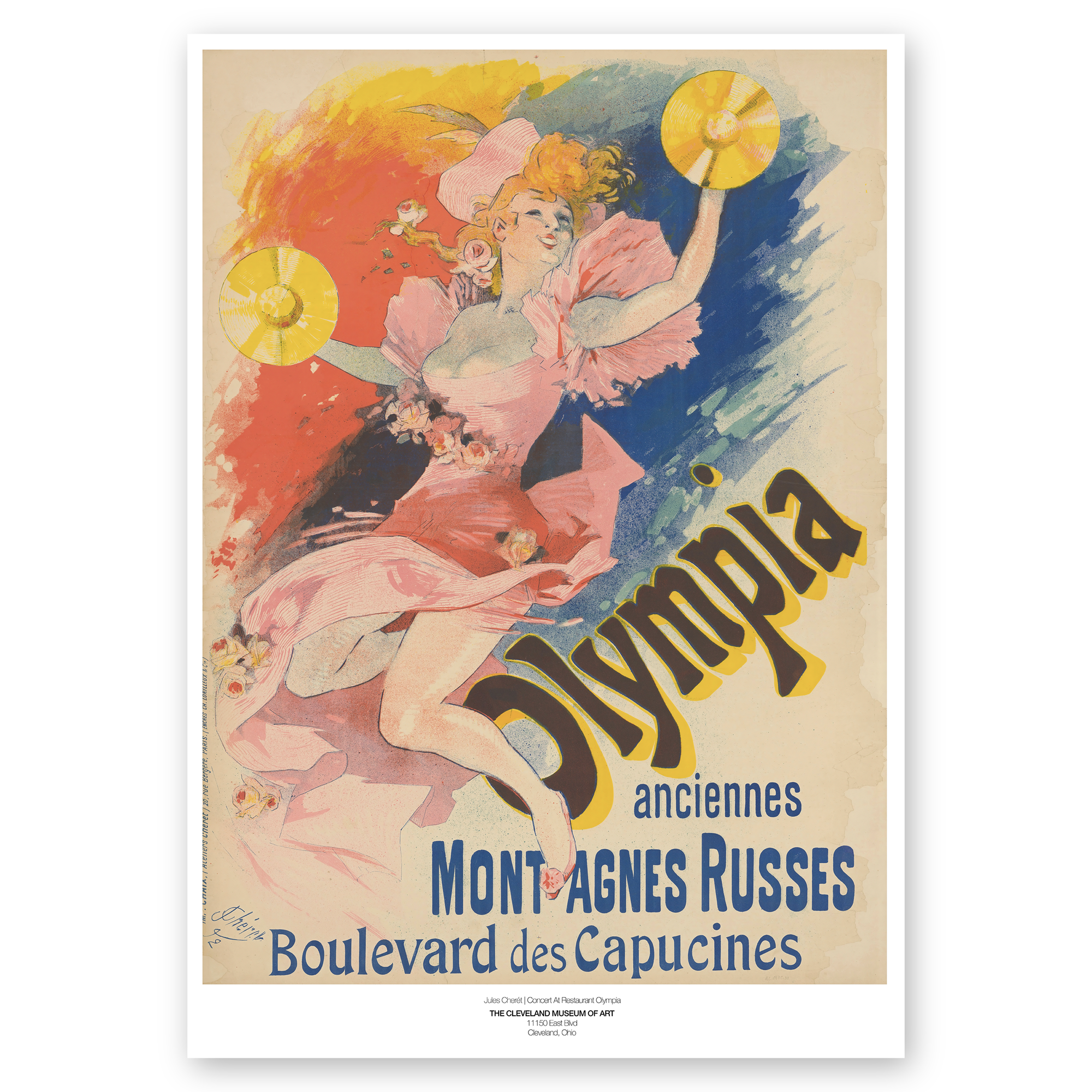 Jules Cherét Poster - Concert At Restaurant Olympia