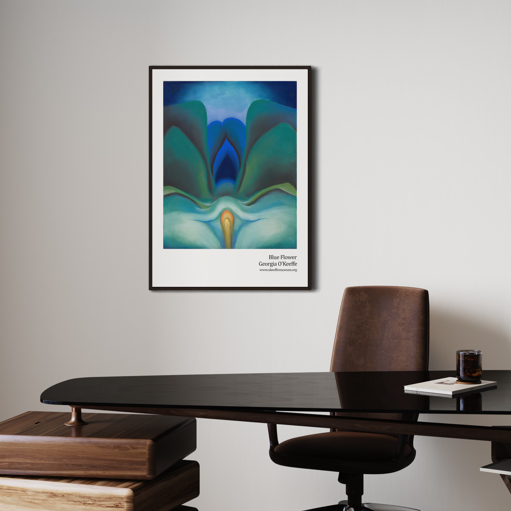 Georgia O'Keeffe Poster - Blue Flower