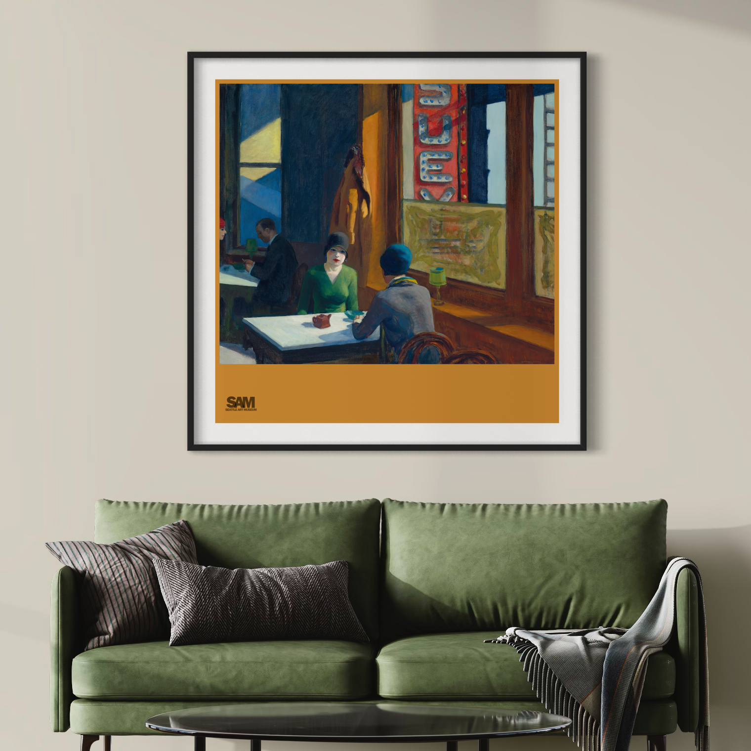 Edward Hopper Poster - Chop Suey