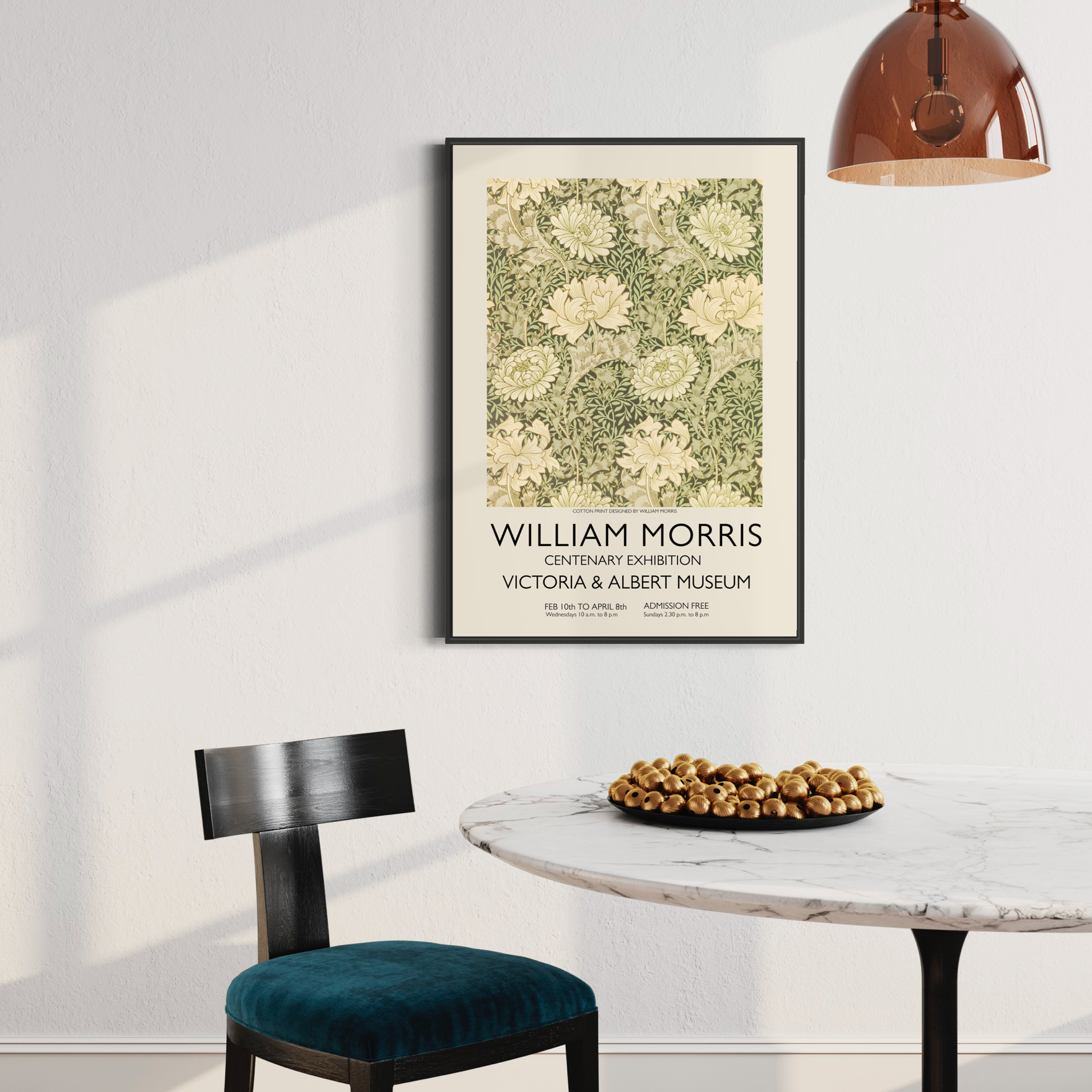 William Morris Poster - Chrysanthemum