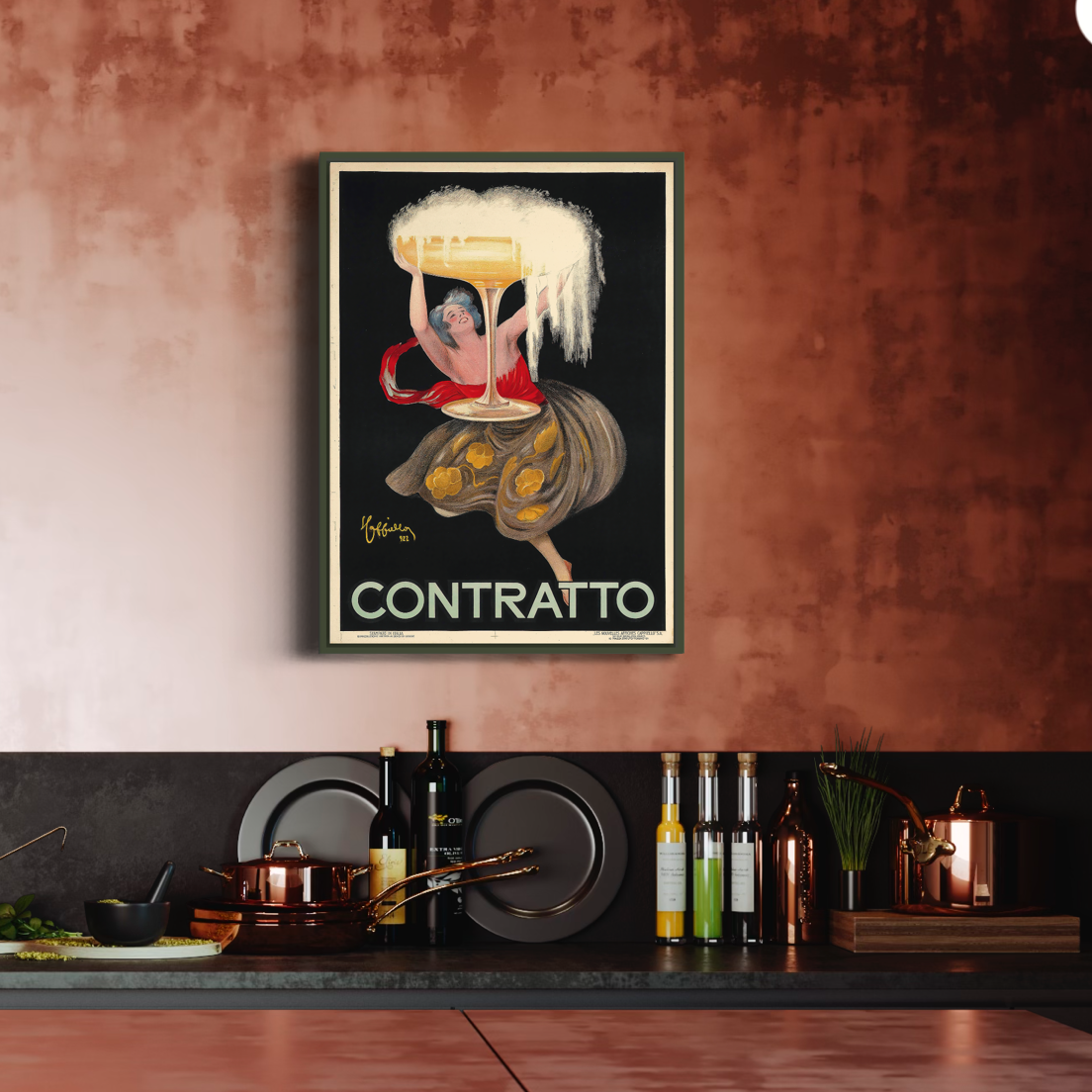 Leonetto Cappiello Poster - Contratto