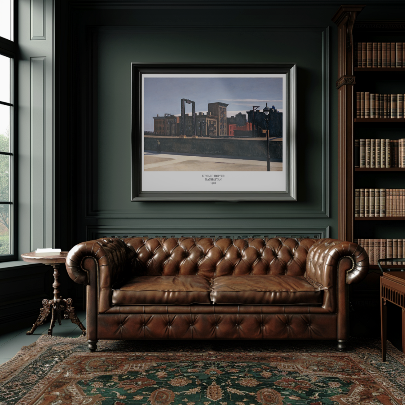 Edward Hopper Poster - Manhattan