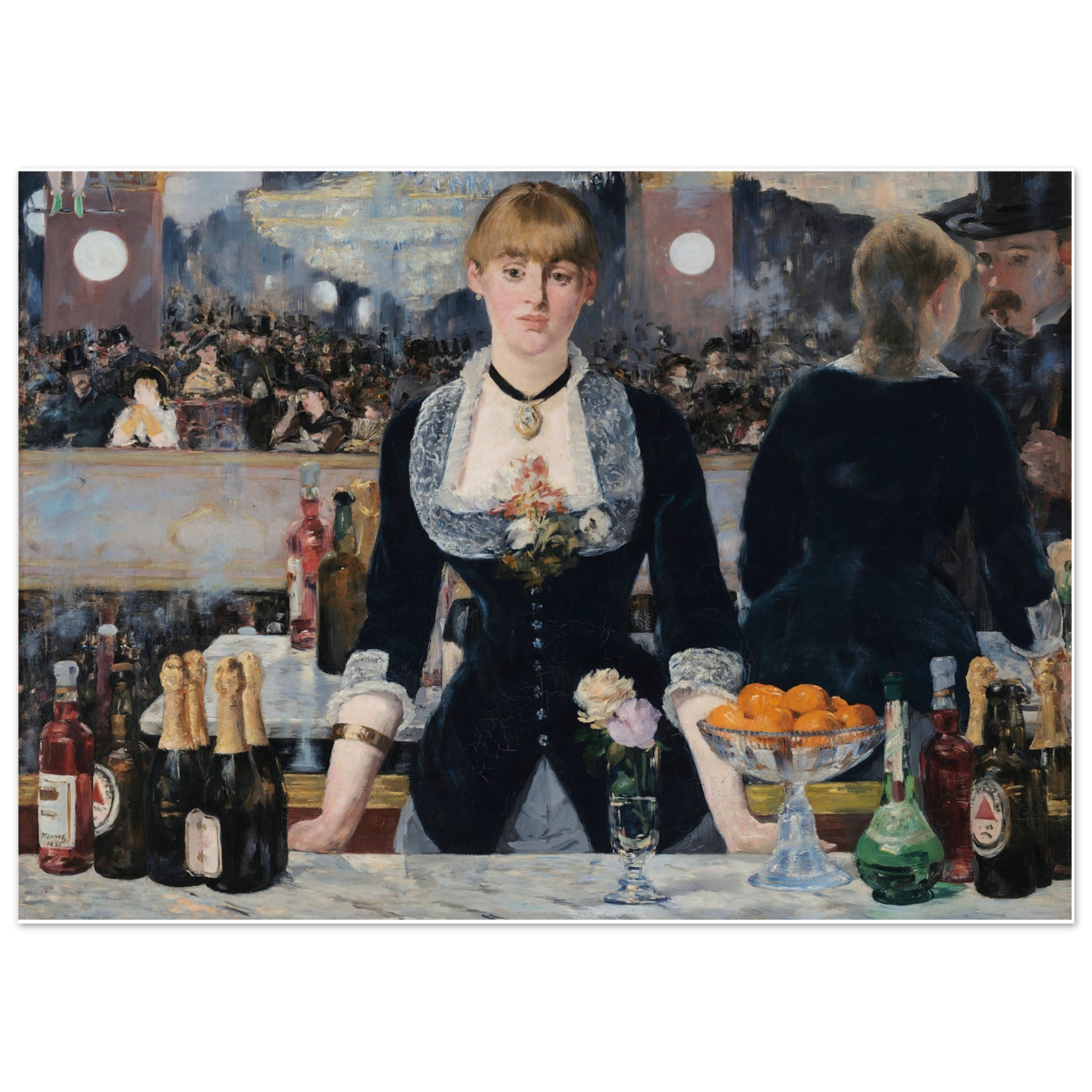 Édouard Manet Poster - Un Bar Aux Folies Bergère