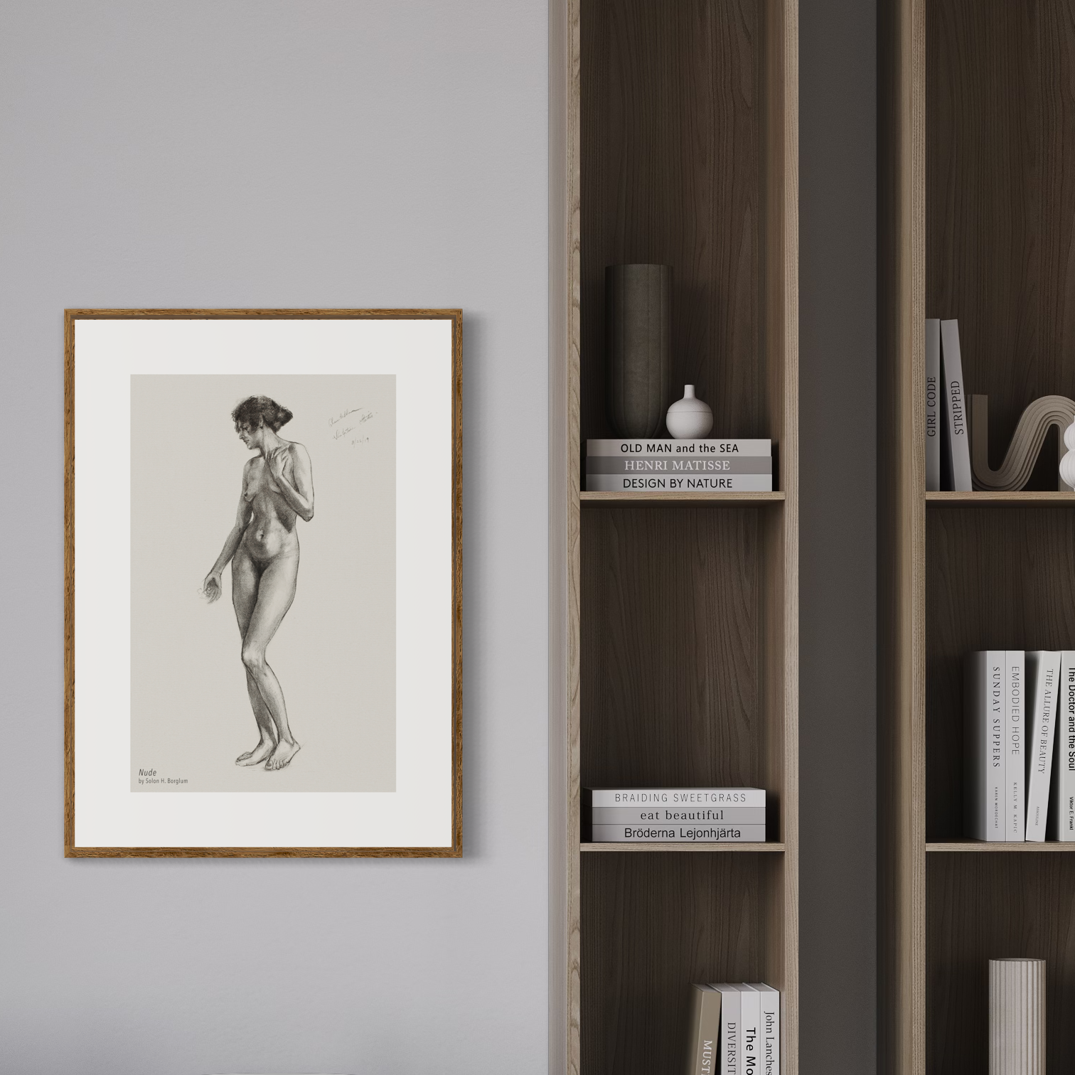 Solon H. Borglum Poster - Nude