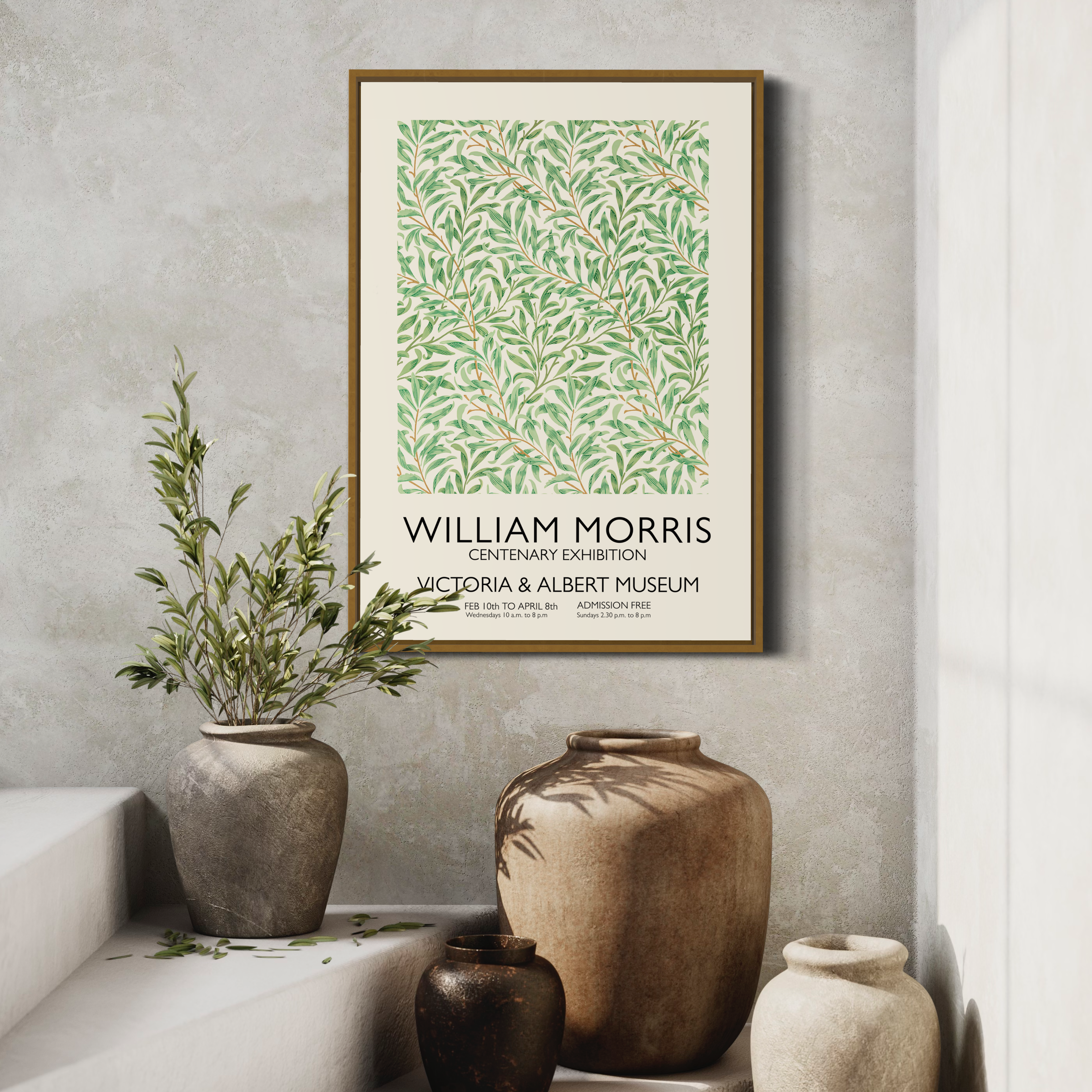 William Morris Poster - Vintage Willow Bough