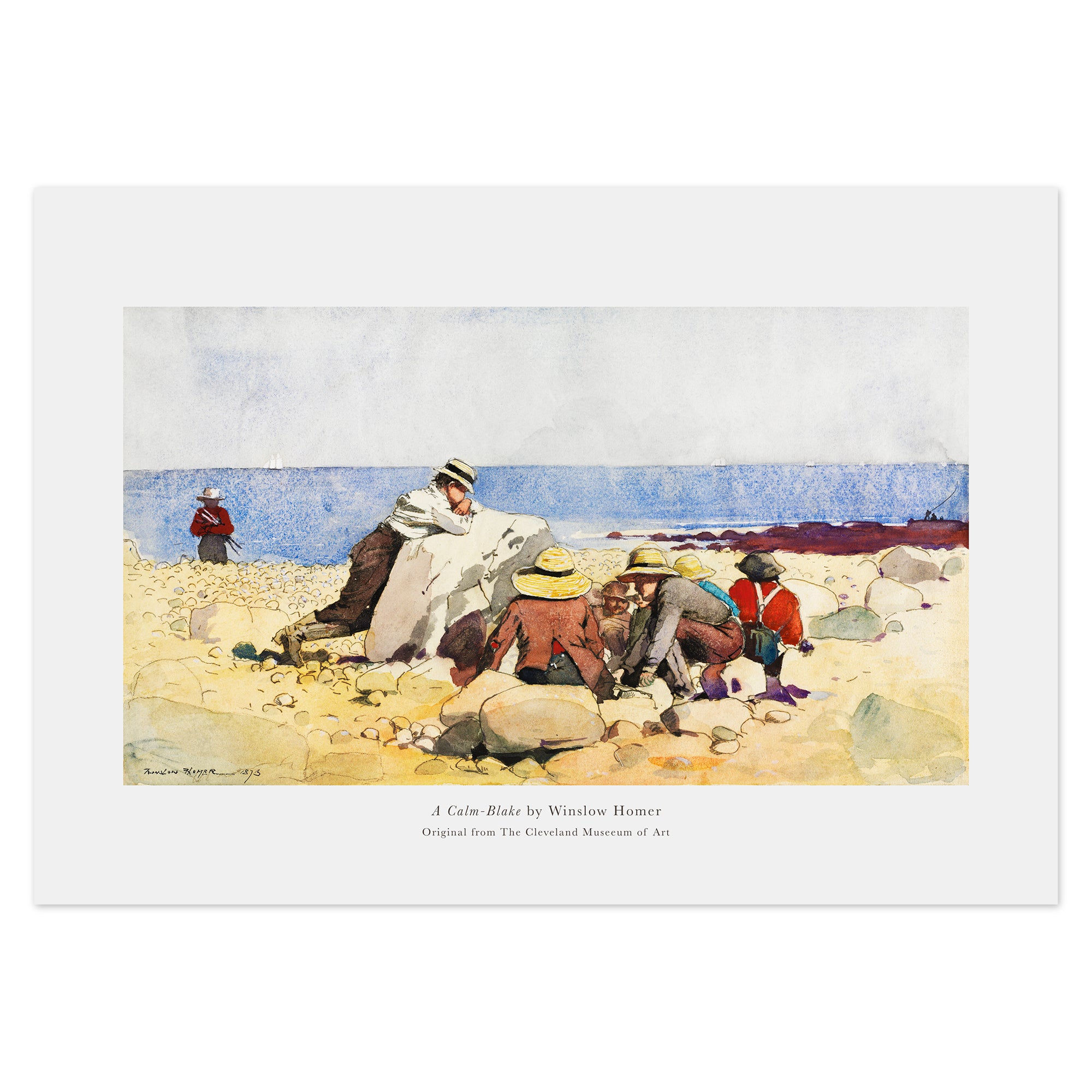 Winslow Homer Poster - A Clam Bake