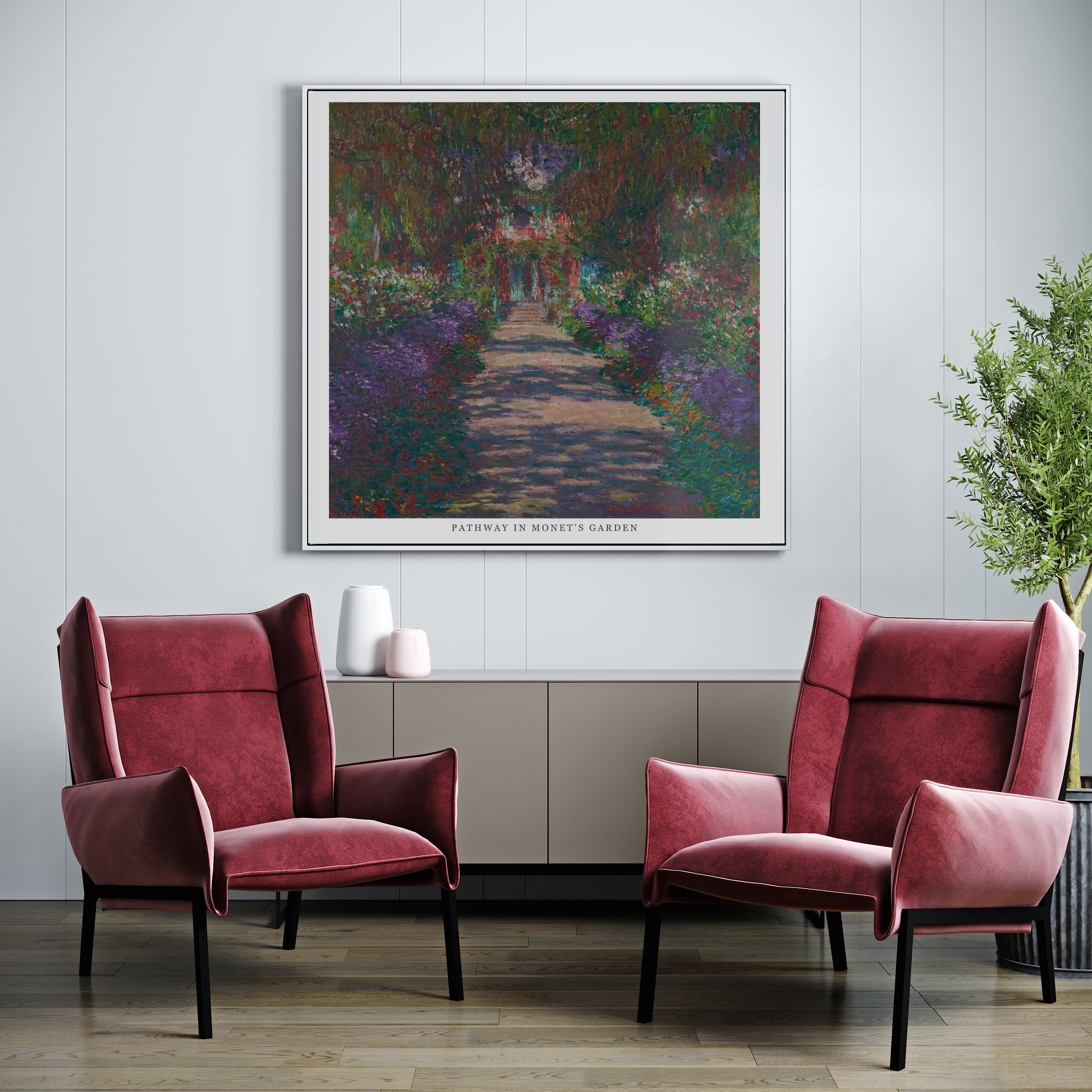 Claude Monet Poster Preview - Pathway in Monet's Garden