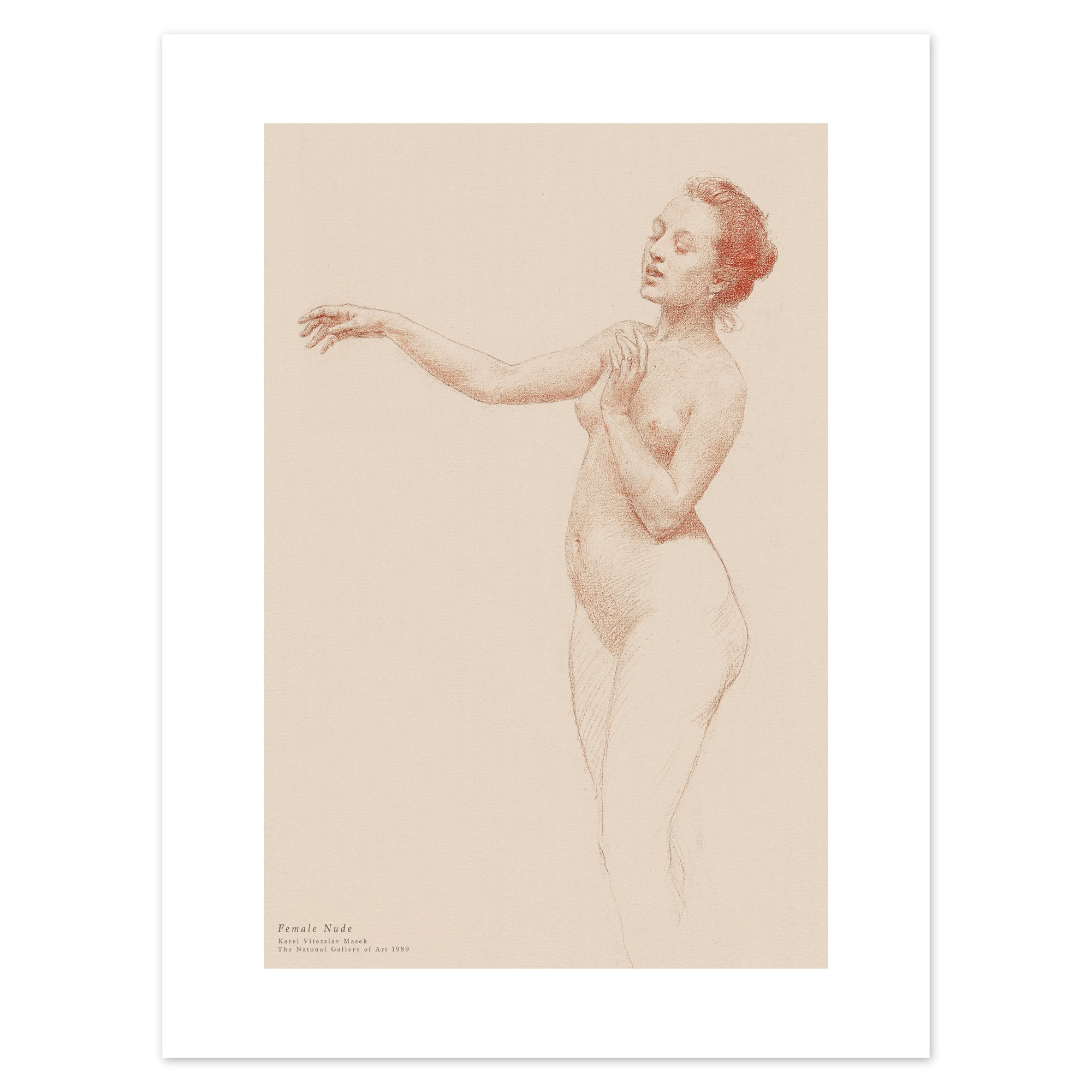 Karel Vitezslav Masek Poster - Female Nude