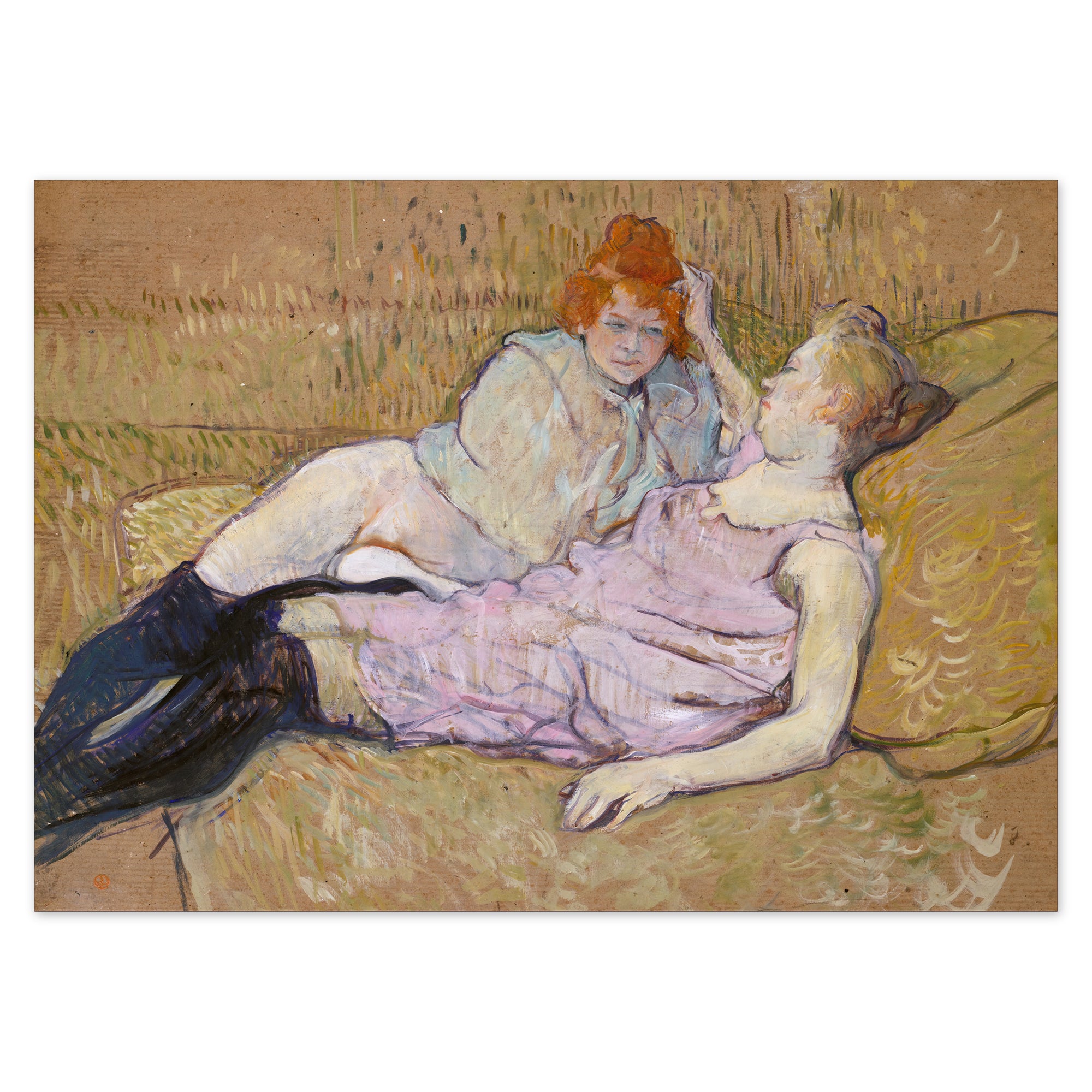 Henri de Toulouse-Lautrec Poster - The Sofa
