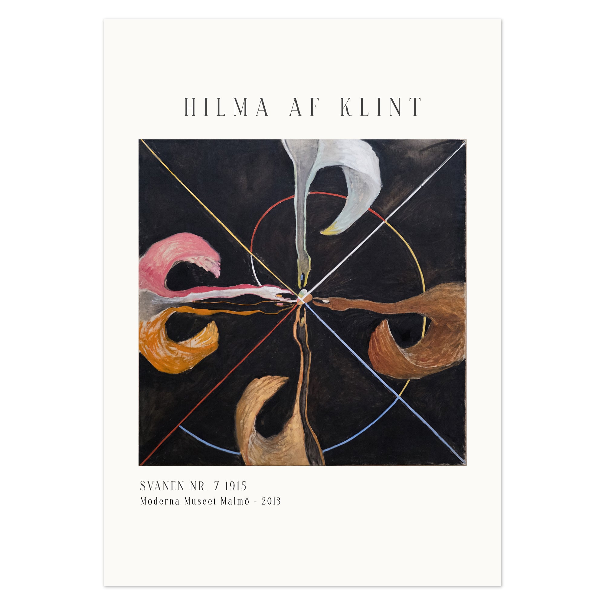 Hilma af Klint Poster - Svanen nr. 7