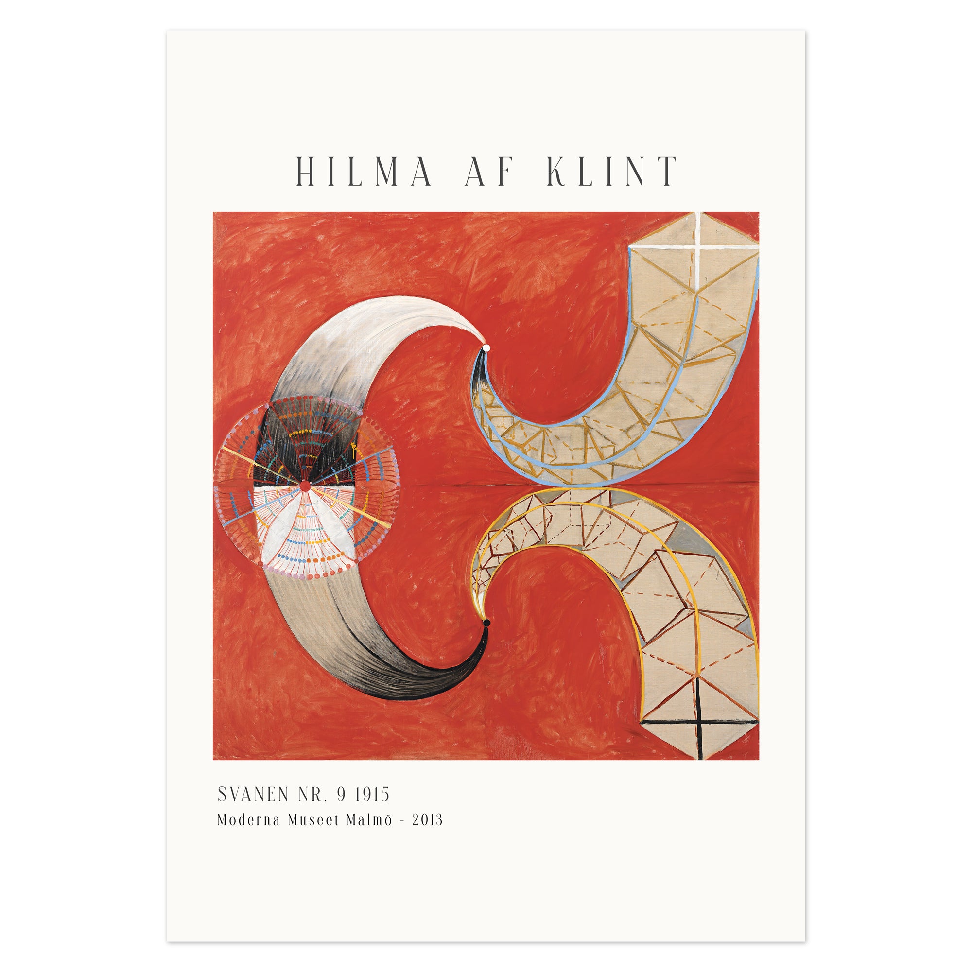 Hilma af Klint Poster - Svanen nr. 9