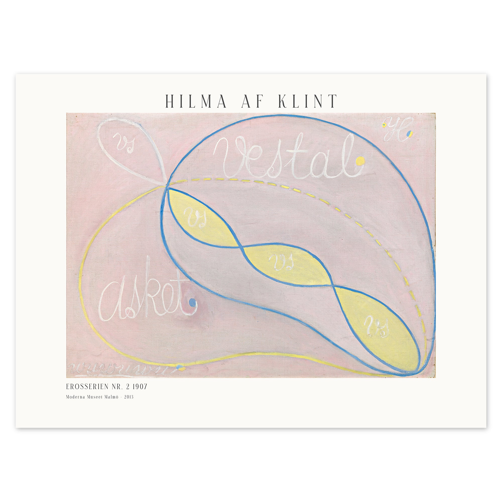 Hilma af Klint Poster - Erosserien nr. 2