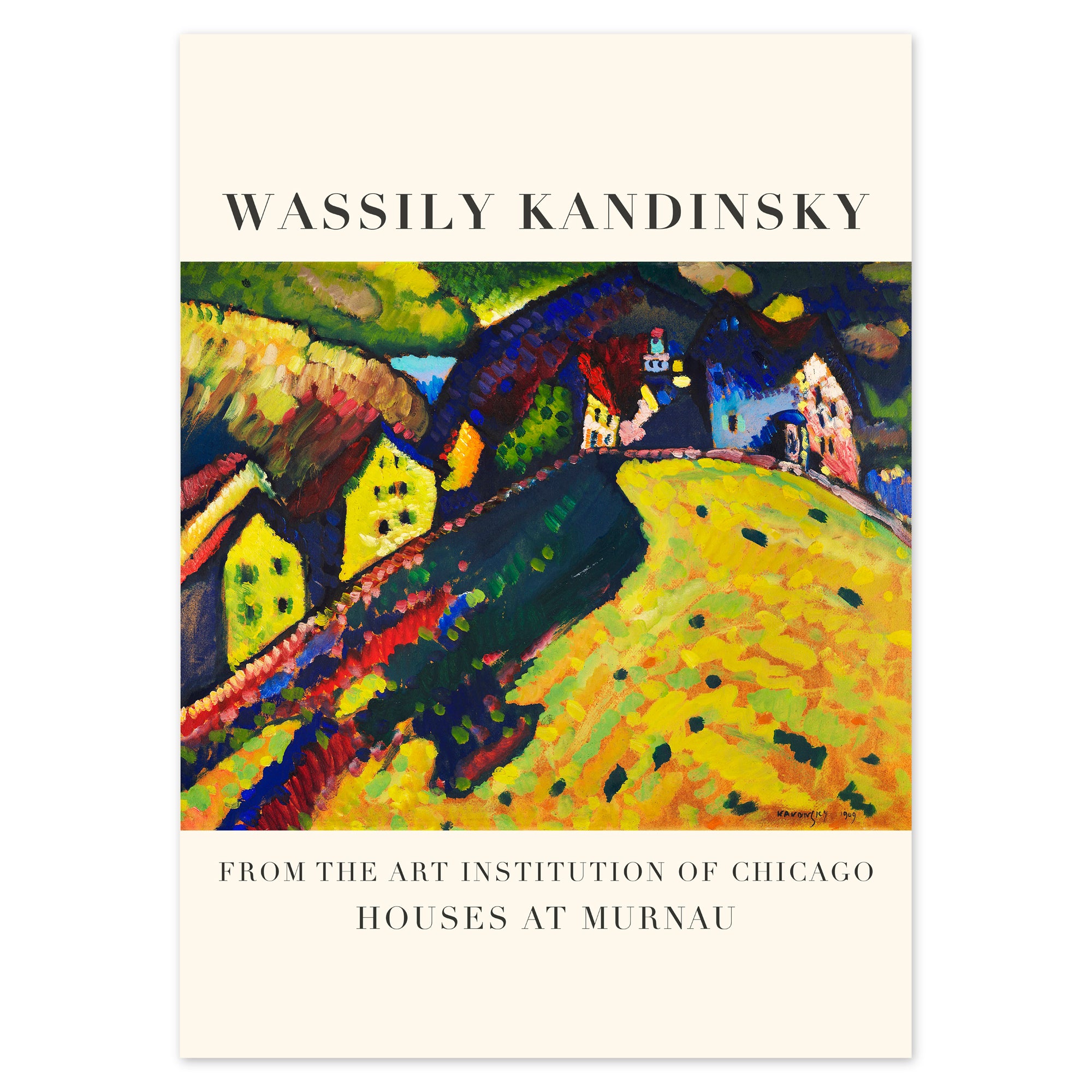 Wassily Kandinsky Poster - House at Murnau