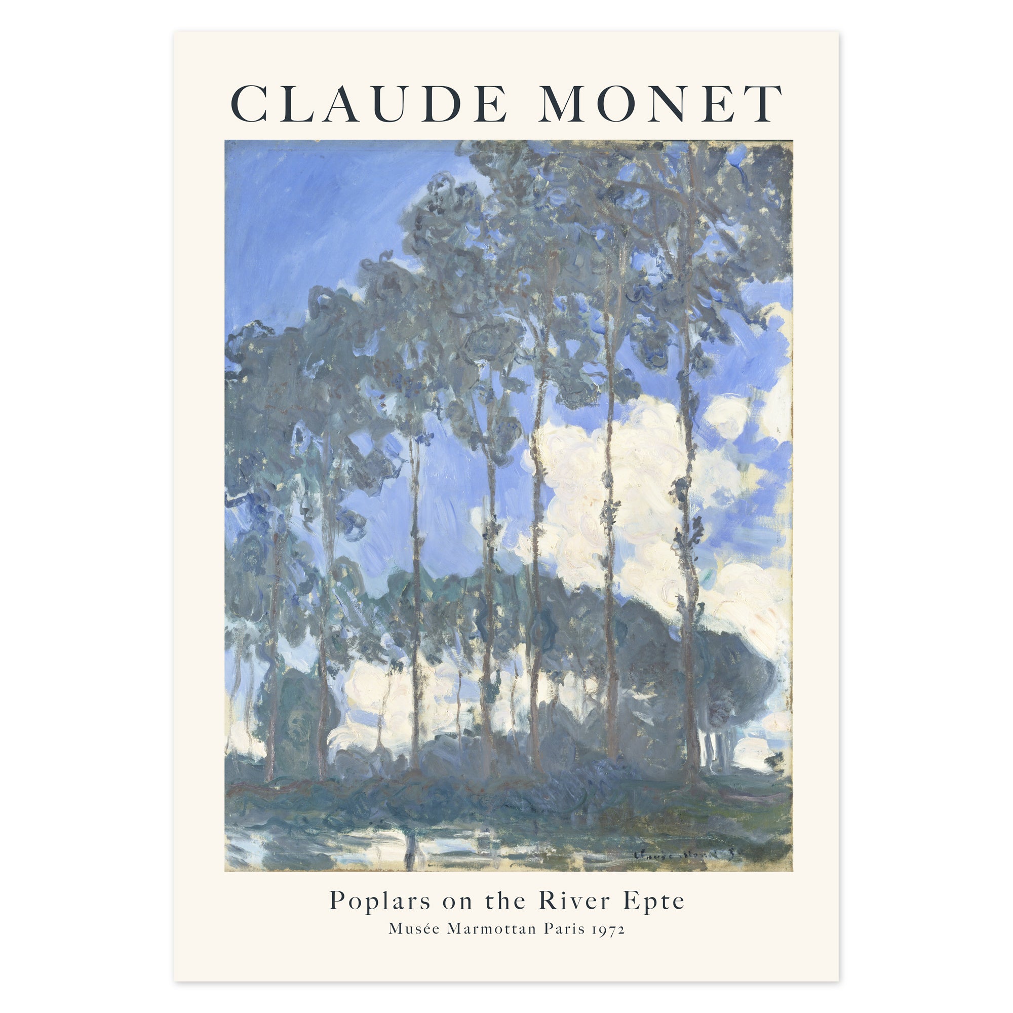 Claude Monet Poster - Poplars on the River Epte