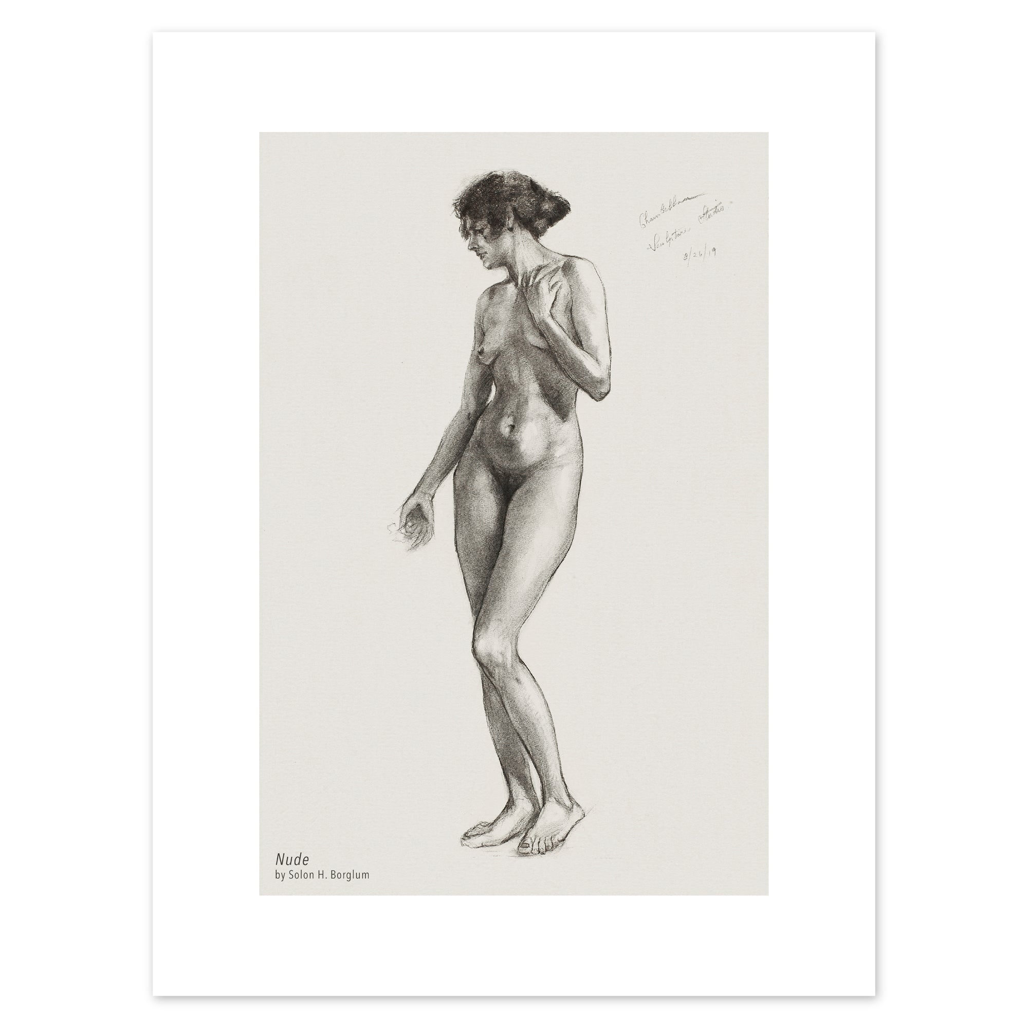 Solon H. Borglum Poster - Nude