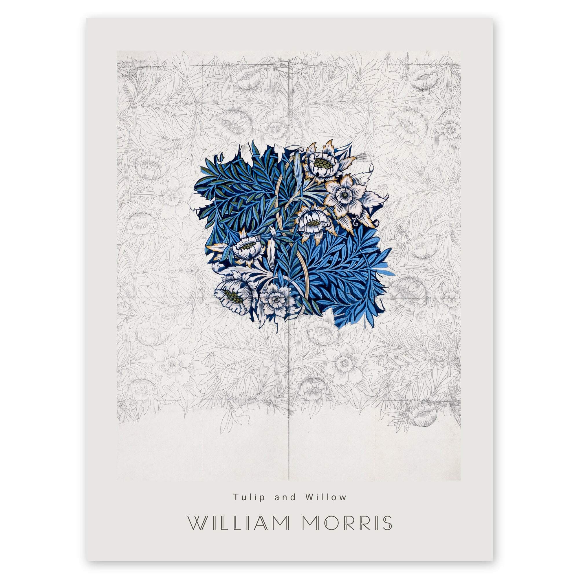 William Morris Poster - Tulip and Willow