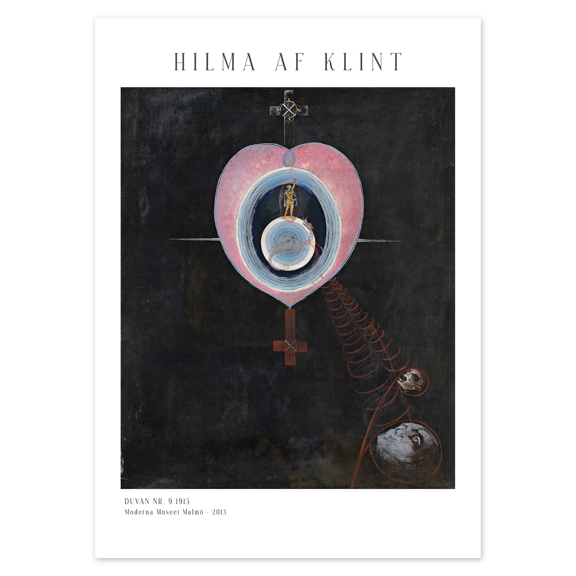 Hilma af Klint Poster - Duvan nr. 9