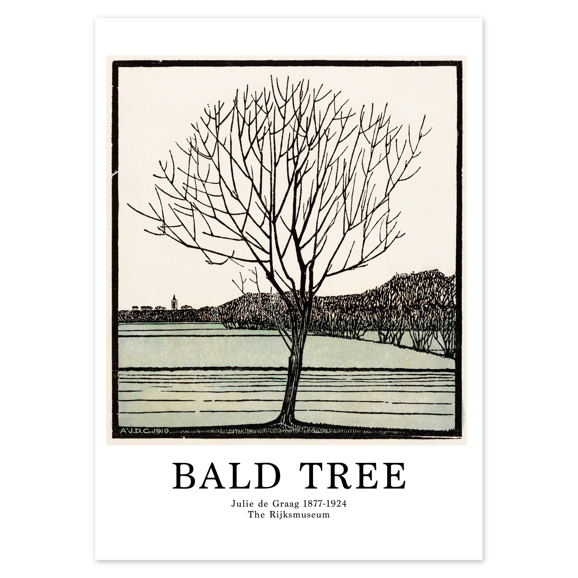 Julie de Graag Poster - Bald Tree
