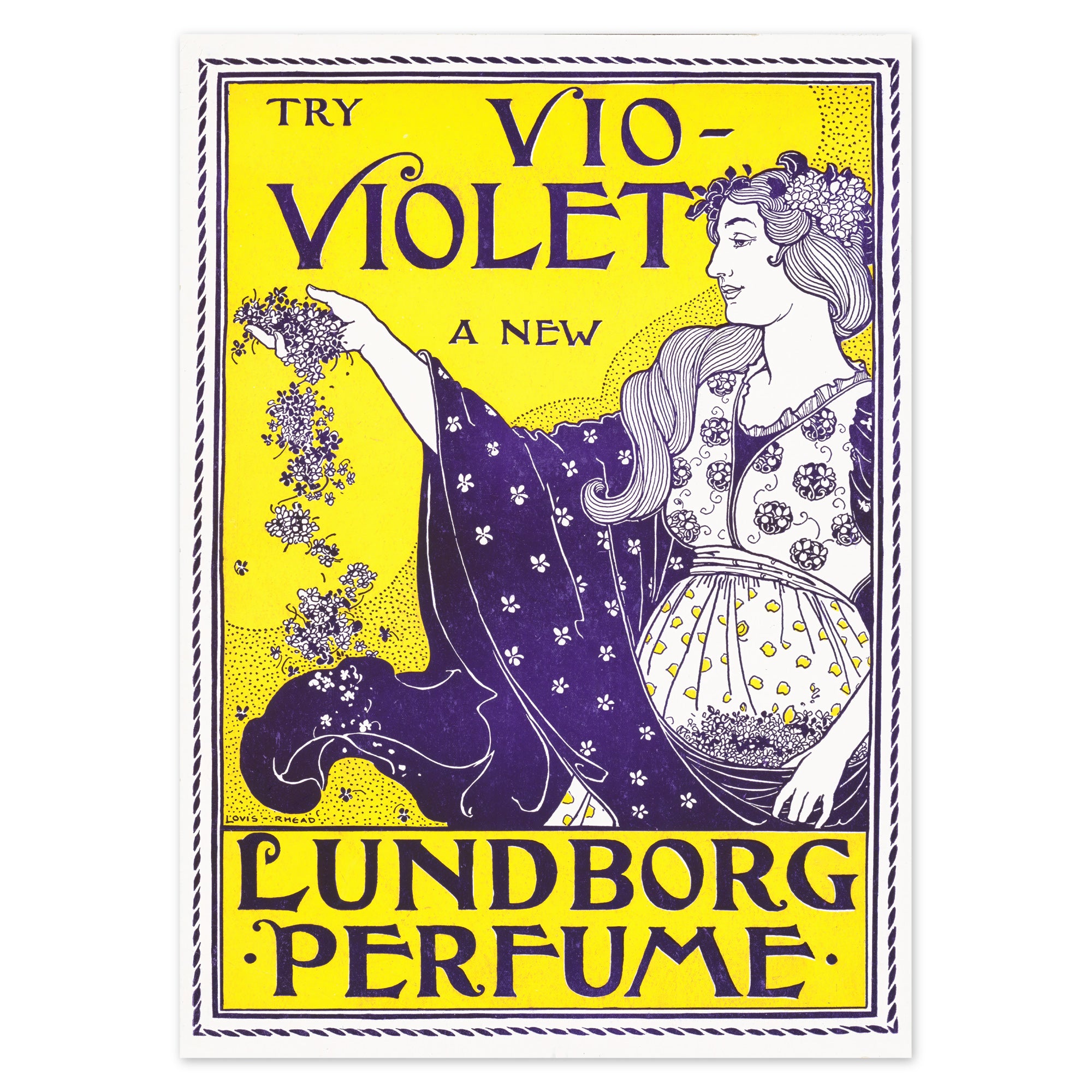 Louis Rhead Poster - Lundborg Perfume