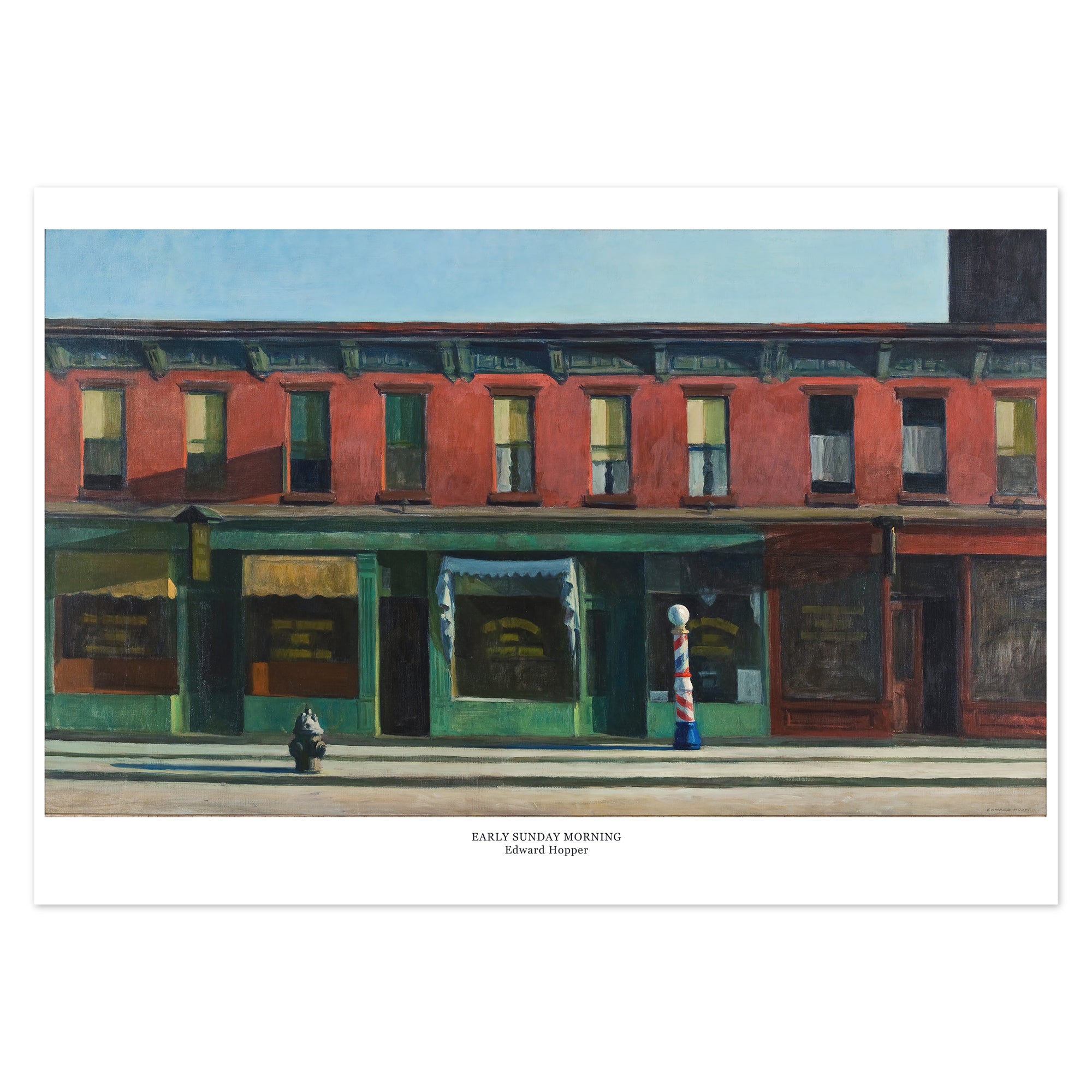Edward Hopper Poster - Early Sunday Morning