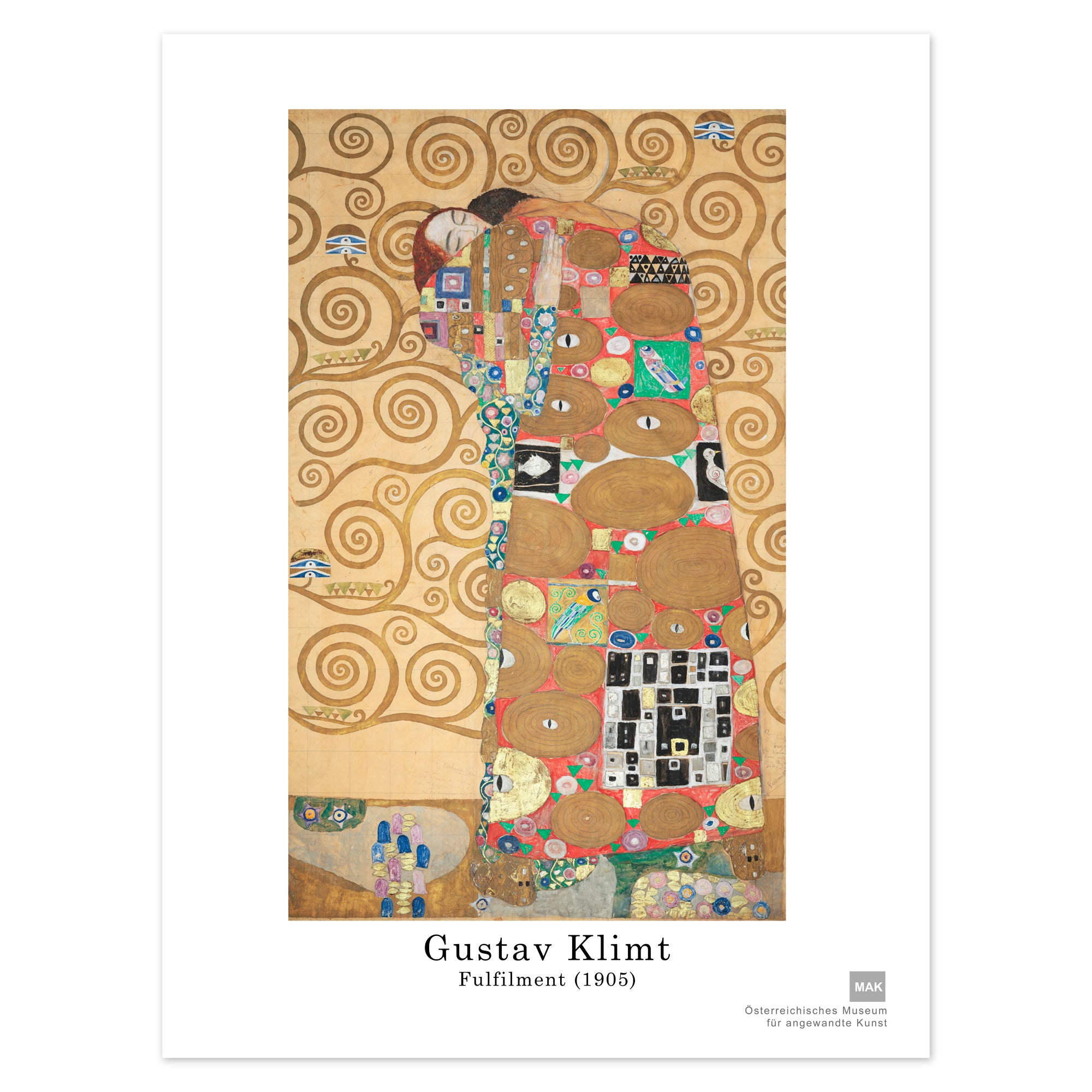 Gustav Klimt Poster - Fulfilment