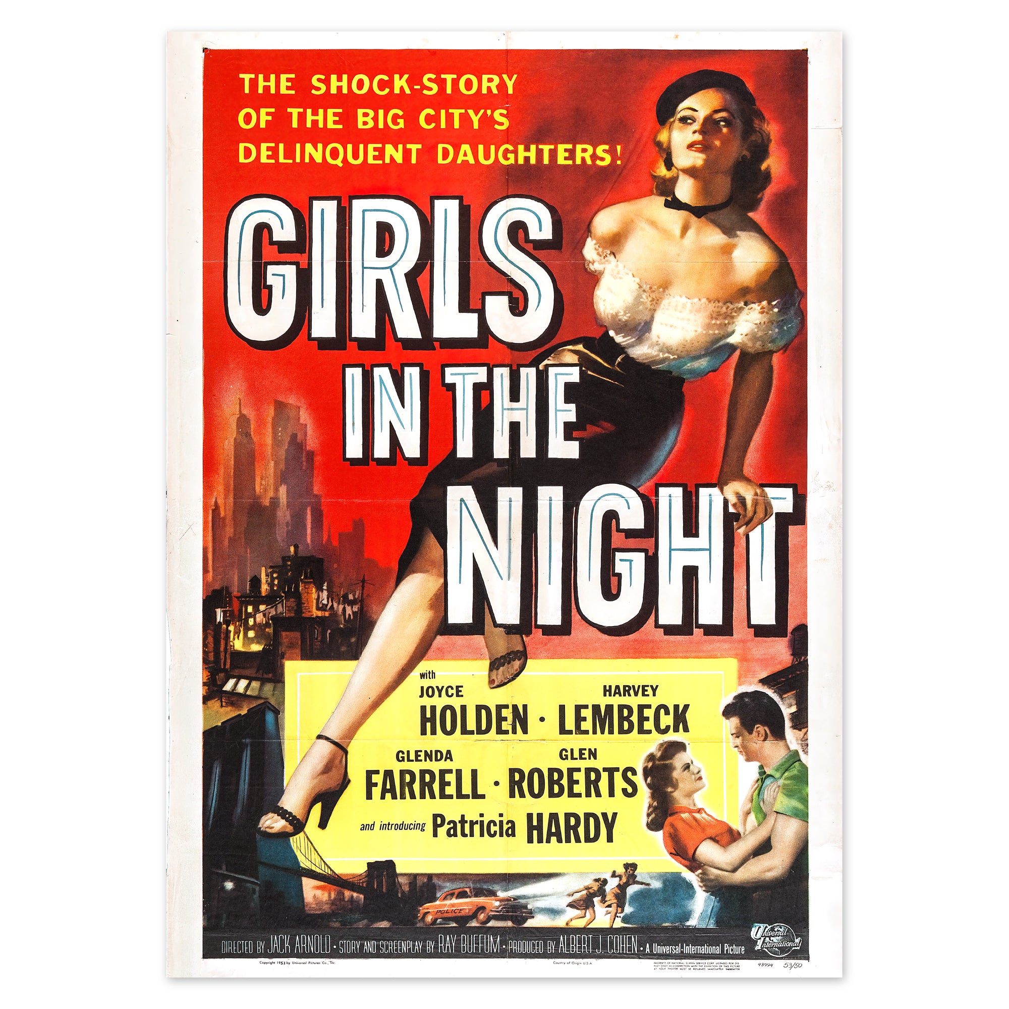 Jack Arnold Poster - Girls in The Night