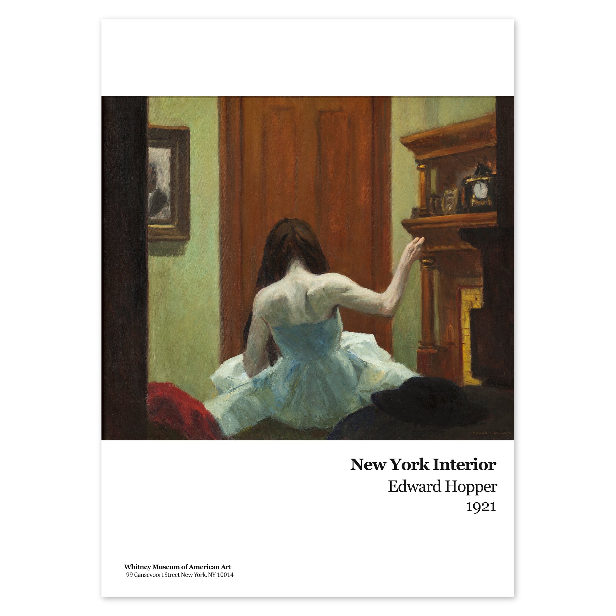 Edward Hopper Poster - New York Interior