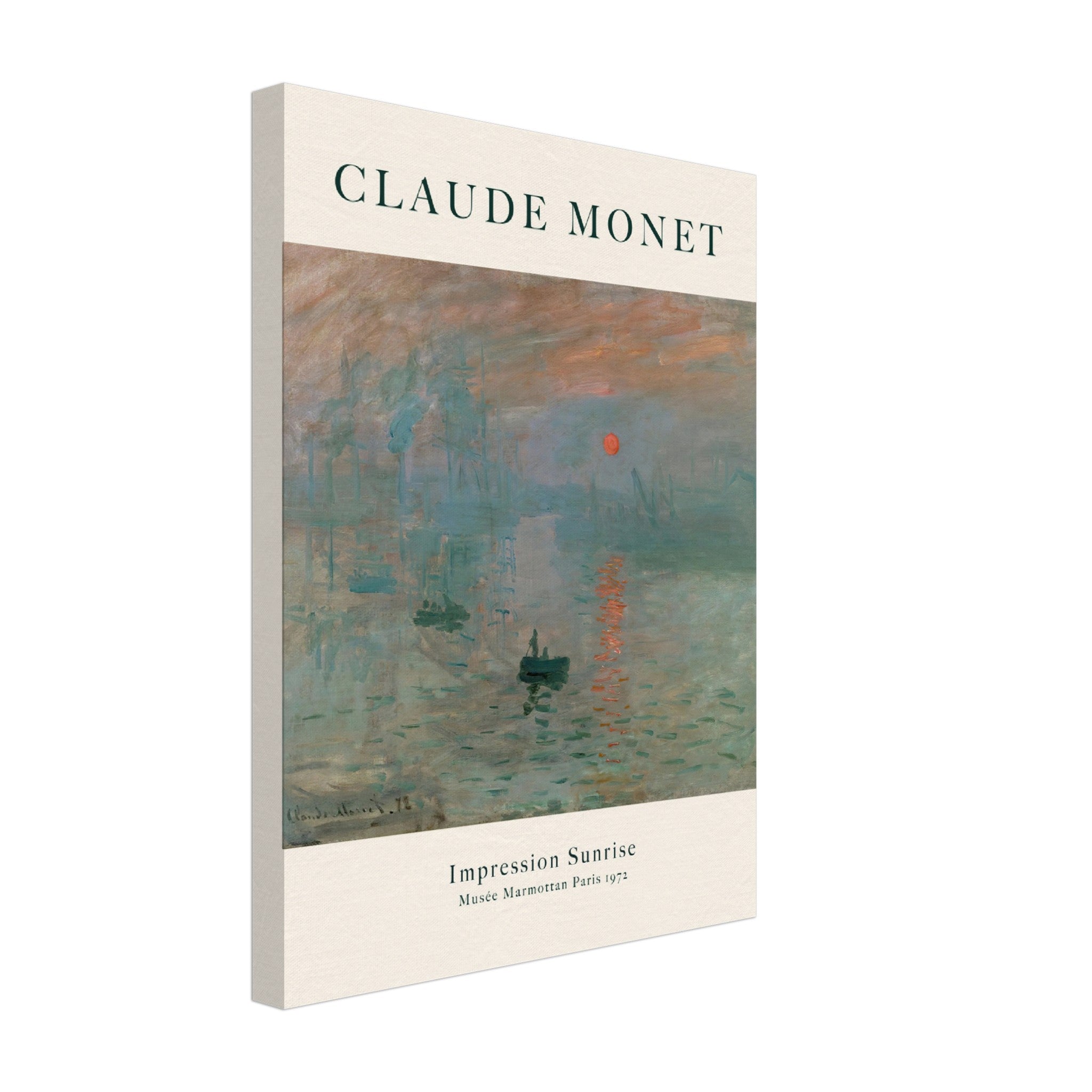 Special Edition Canvas - Claude Monet - Impression Sunrise
