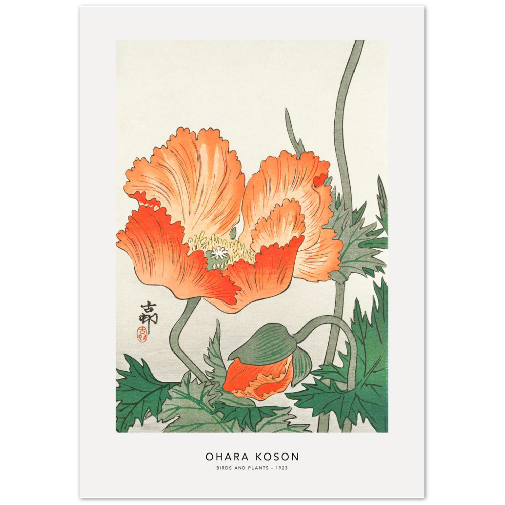 Ohara Koson Poster - Birds and Plants