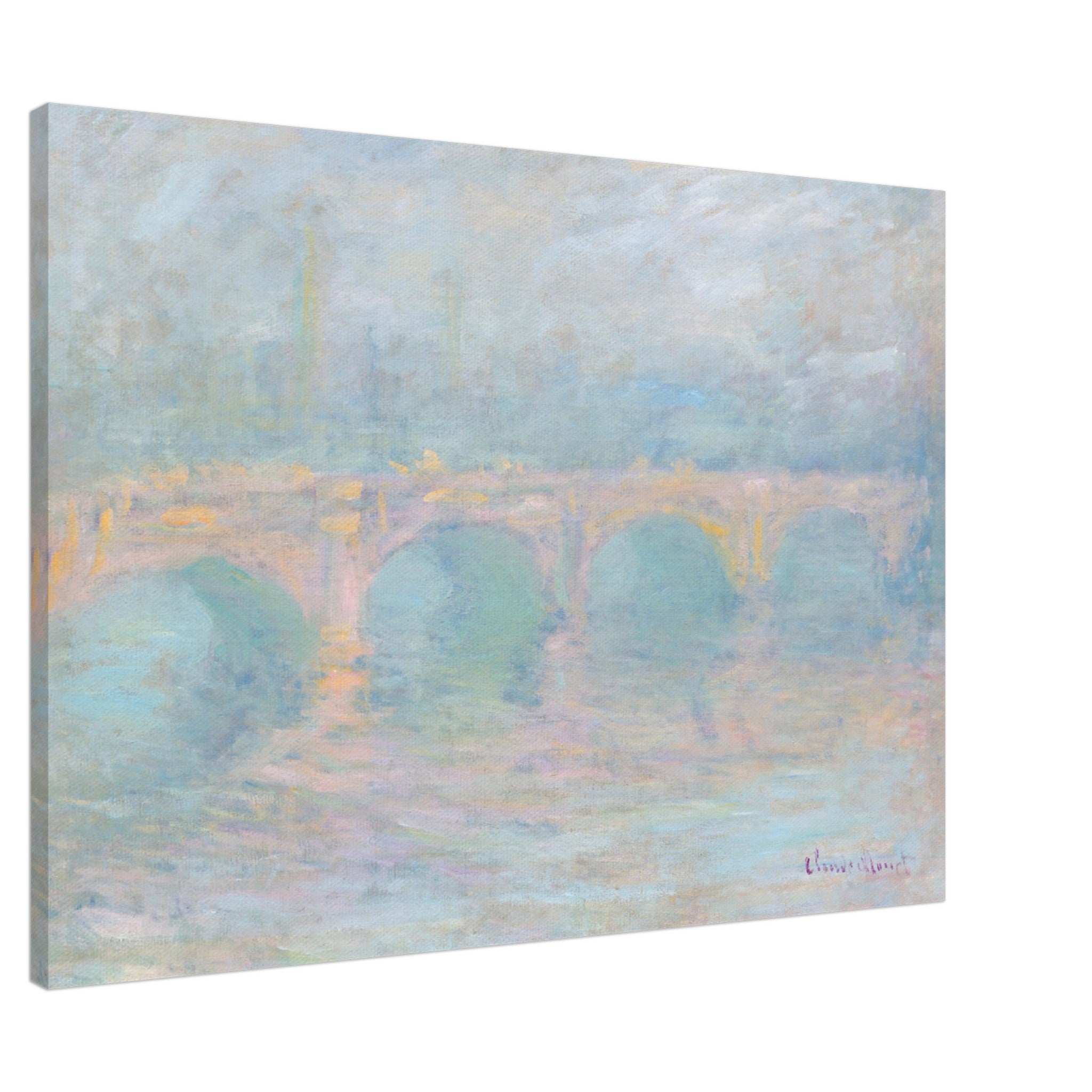 Special Edition Canvas - Claude Monet - Waterloo Bridge