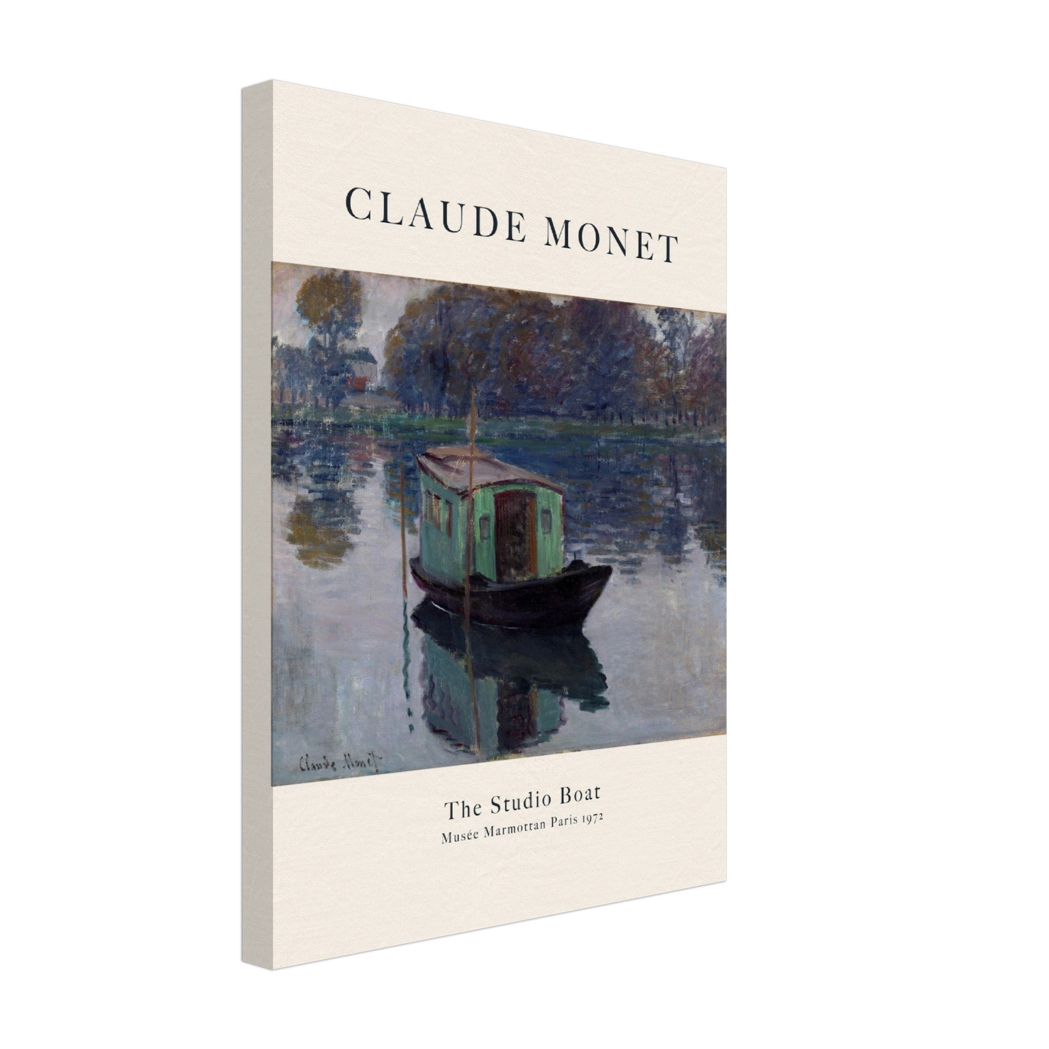 Special Edition Canvas - Claude Monet - The Studio Boat