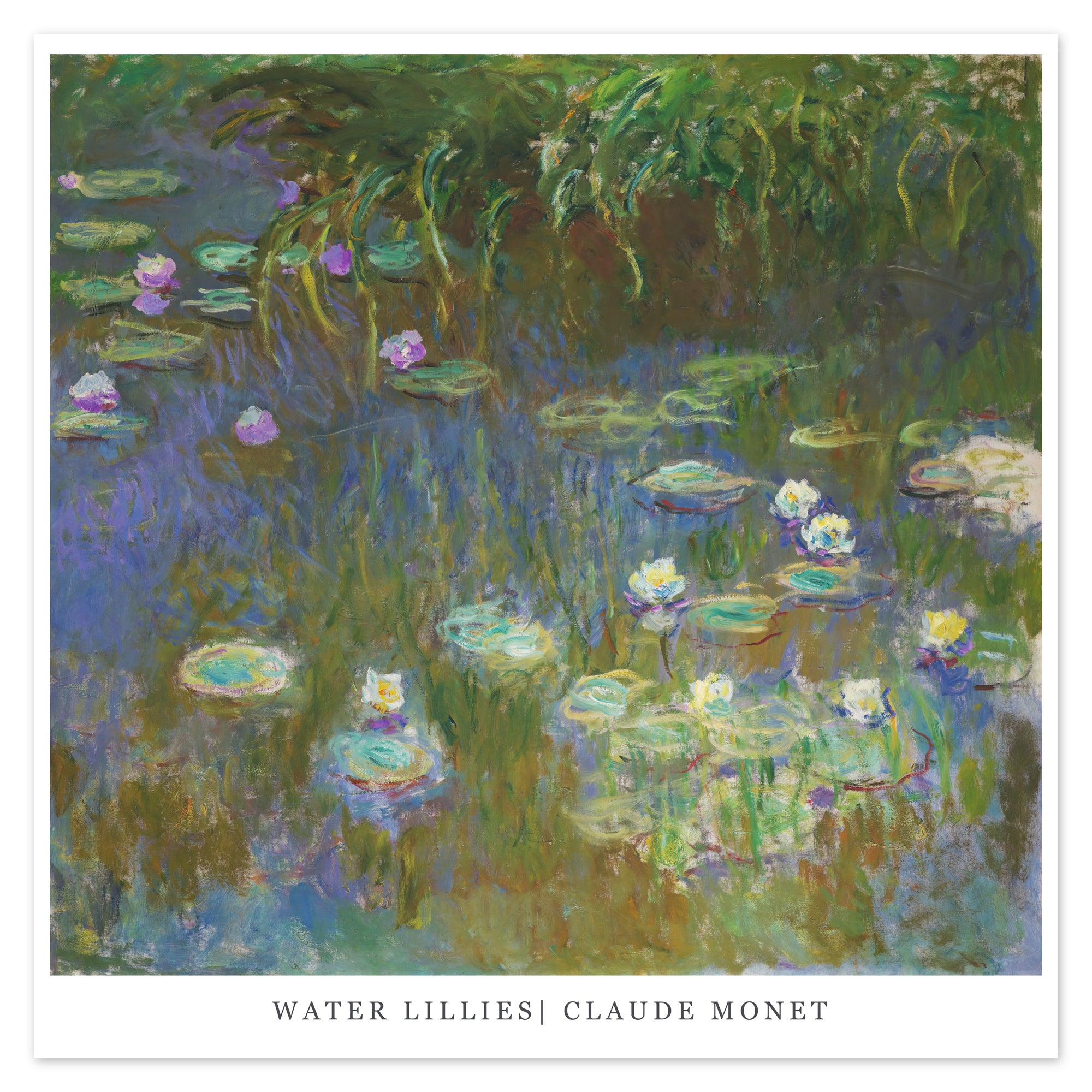 Claude Monet Poster - Water Lillies No. 4