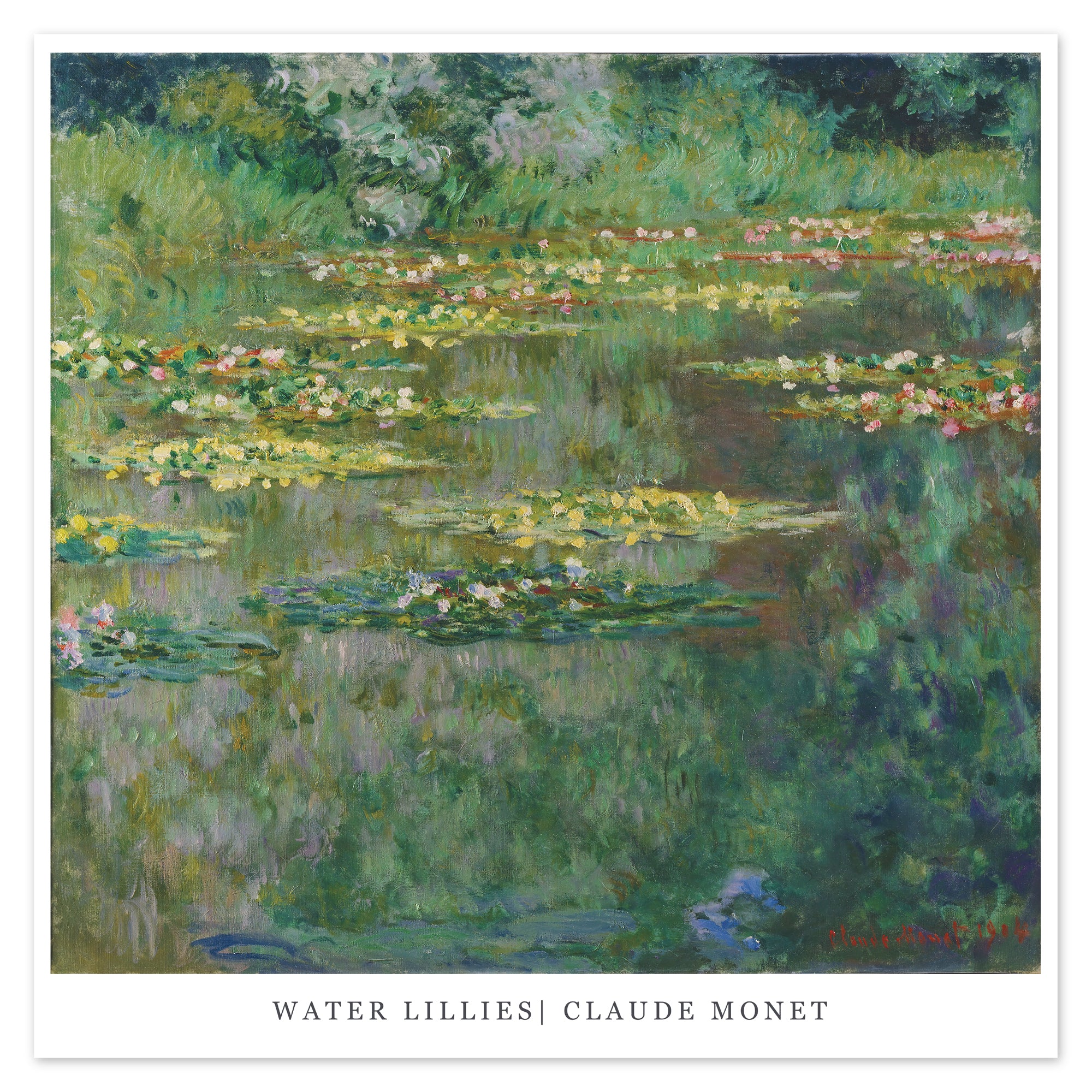 Claude Monet Poster - Water Lillies No. 3