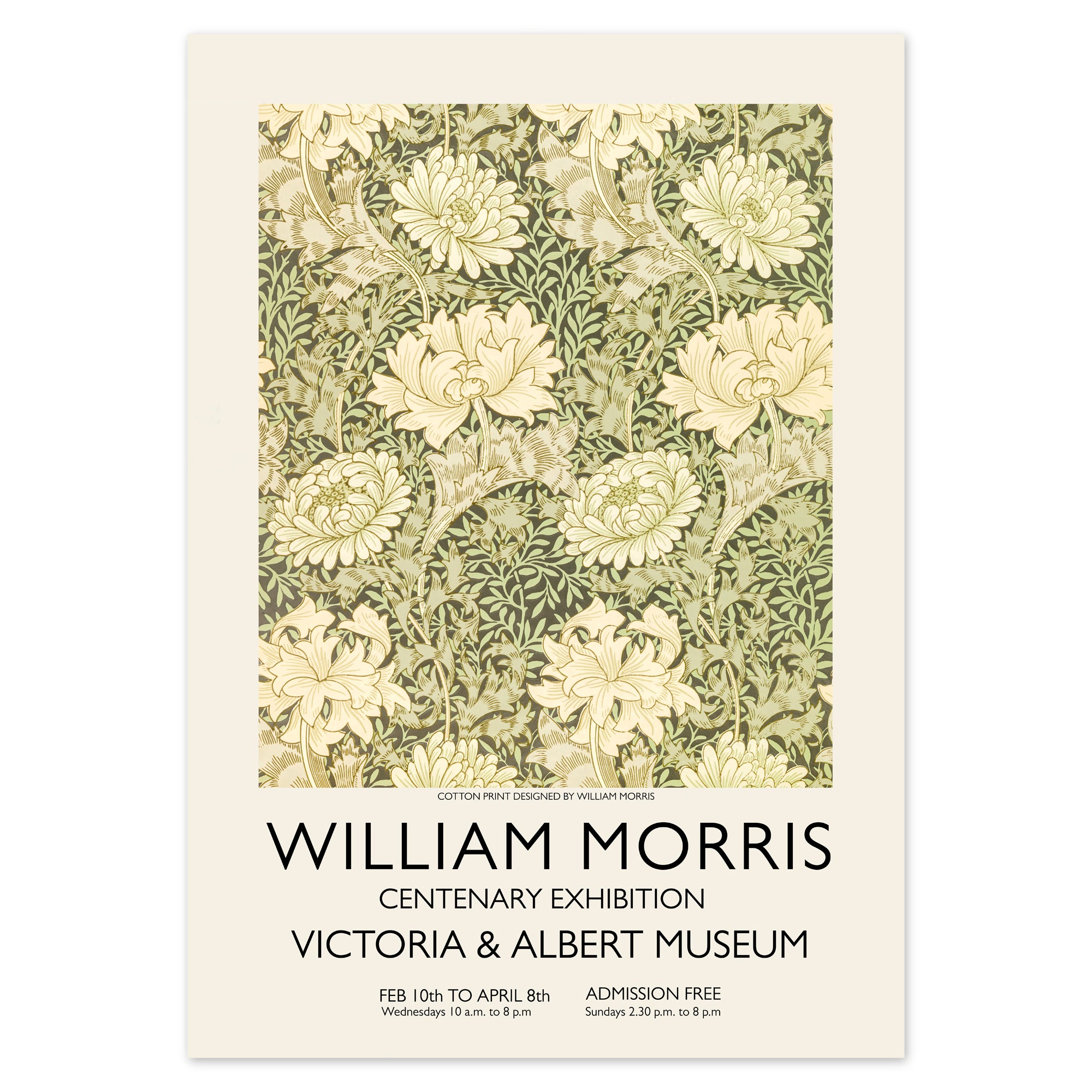 William Morris Poster - Chrysanthemum