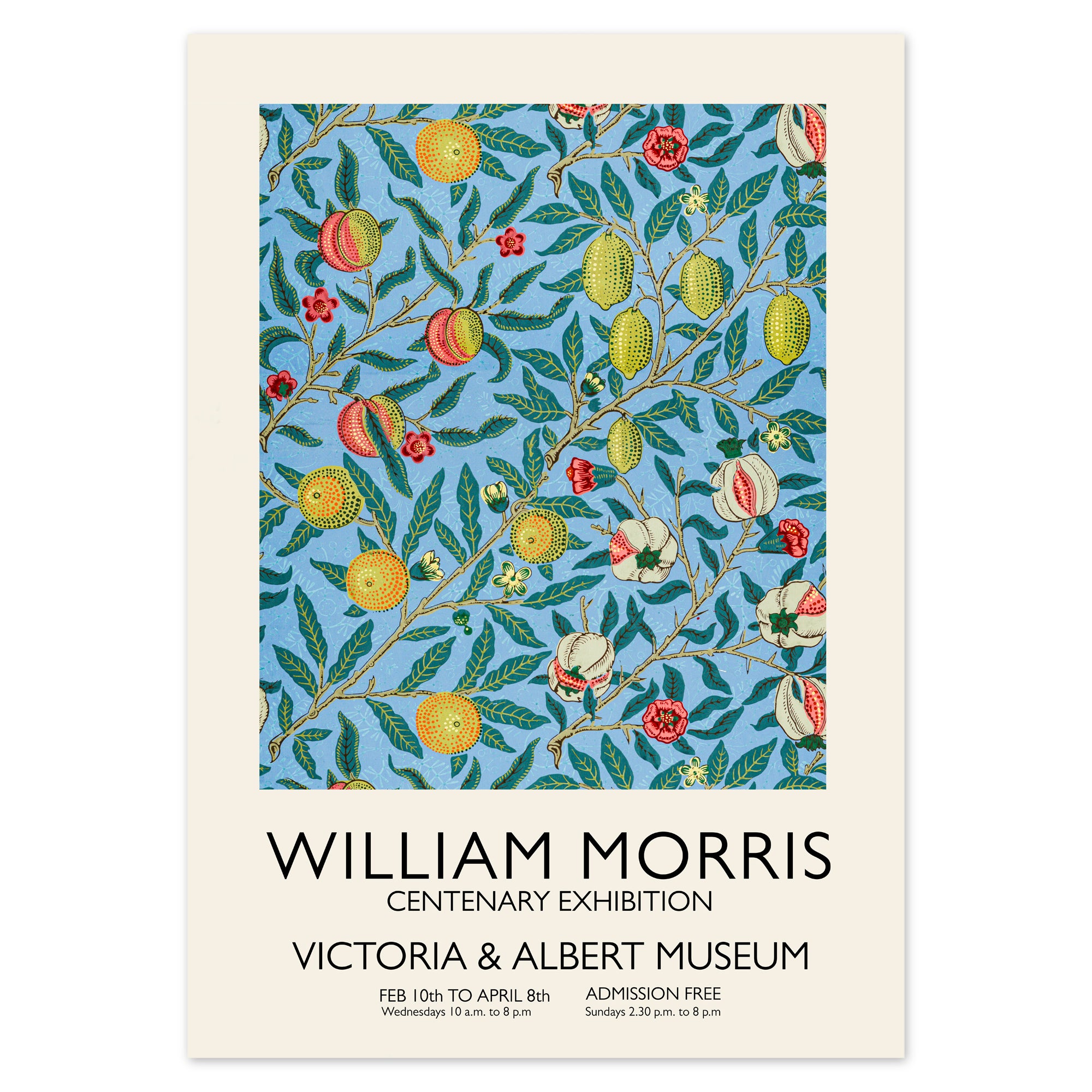 William Morris Poster - Four Fruit