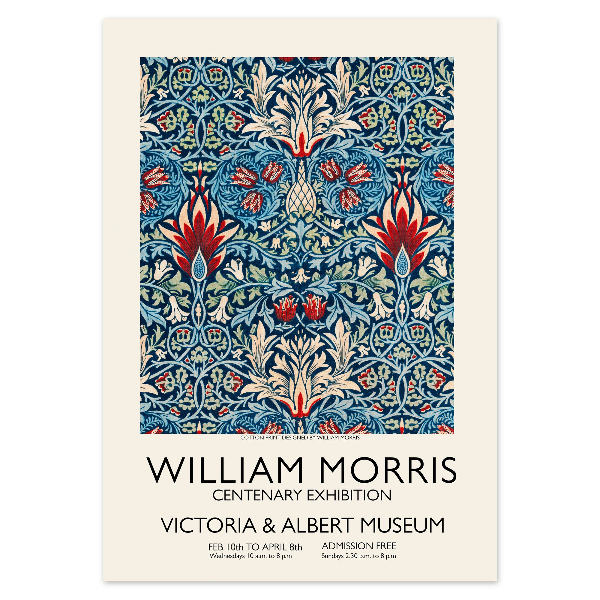 William Morris Poster - Snakes Head